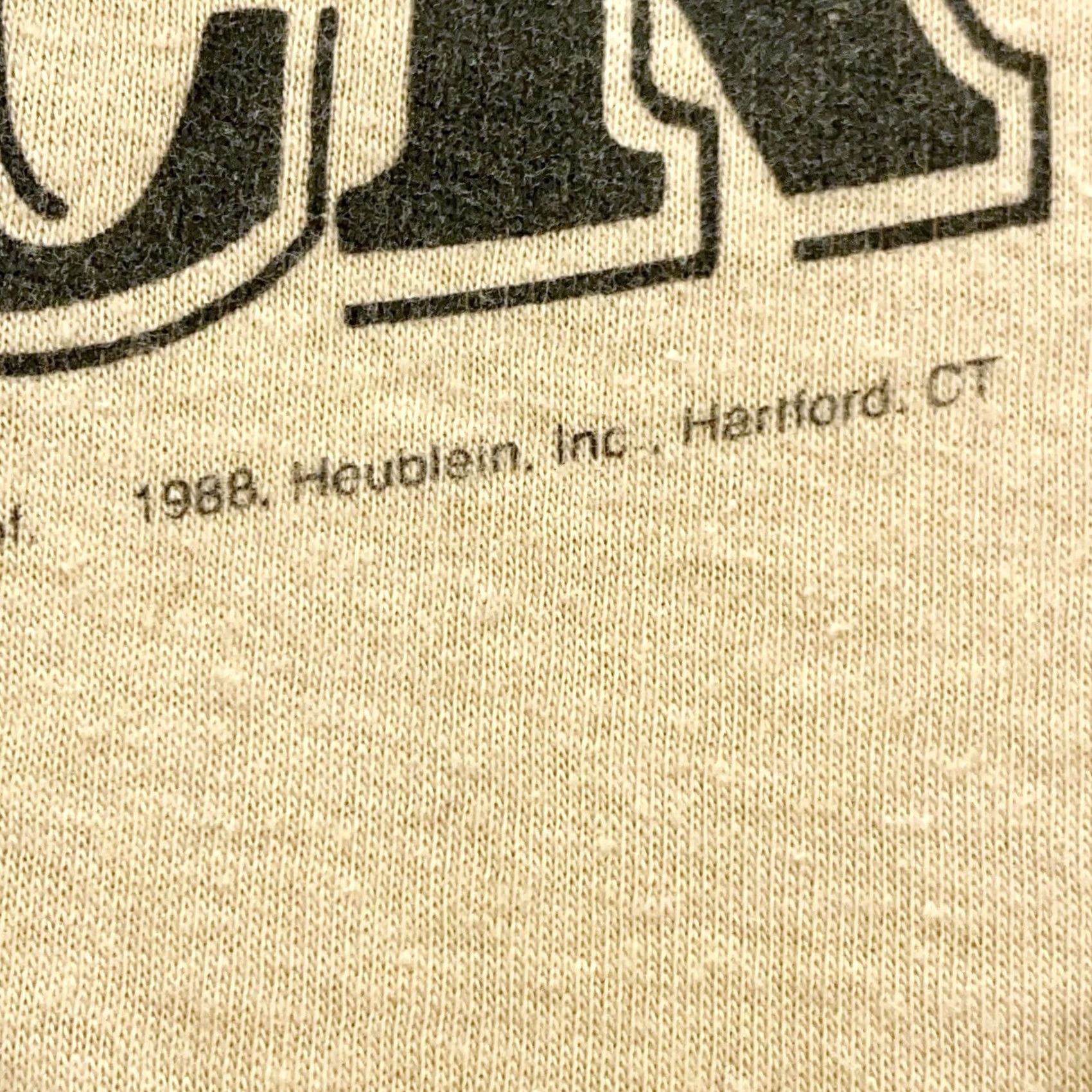 Vintage VINTAGE Yukon Jack WHISKEY T-Shirt M Brown 80s 90s Men Short Sleeve Crew Neck Cotton Polyester Regular Fit Mens XS? Size US M / EU 48-50 / 2 - 3 Thumbnail