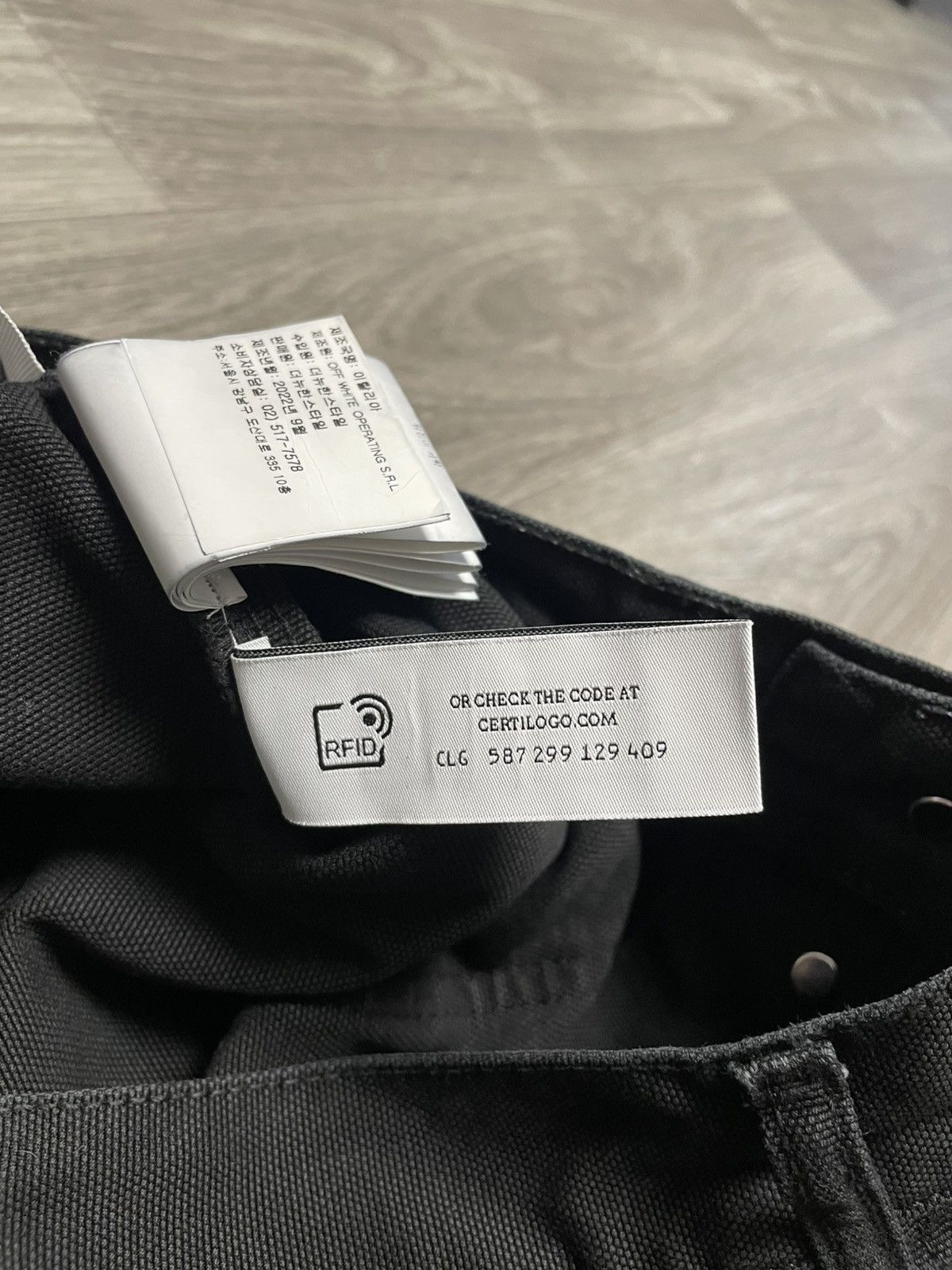 Off-White Off White Black Cargo Jeans Size US 32 / EU 48 - 19 Thumbnail