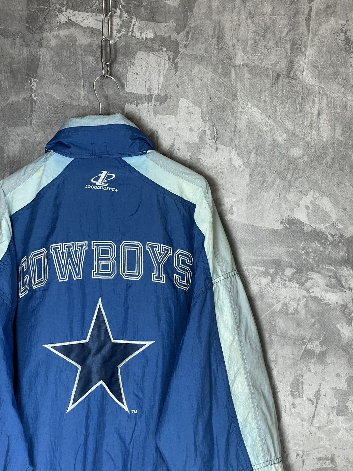 Logo Athletic × NFL × Vintage Vintage Cowboys Logo Athletic Vintage 90s Rare light jacket Size US XL / EU 56 / 4 - 10 Thumbnail