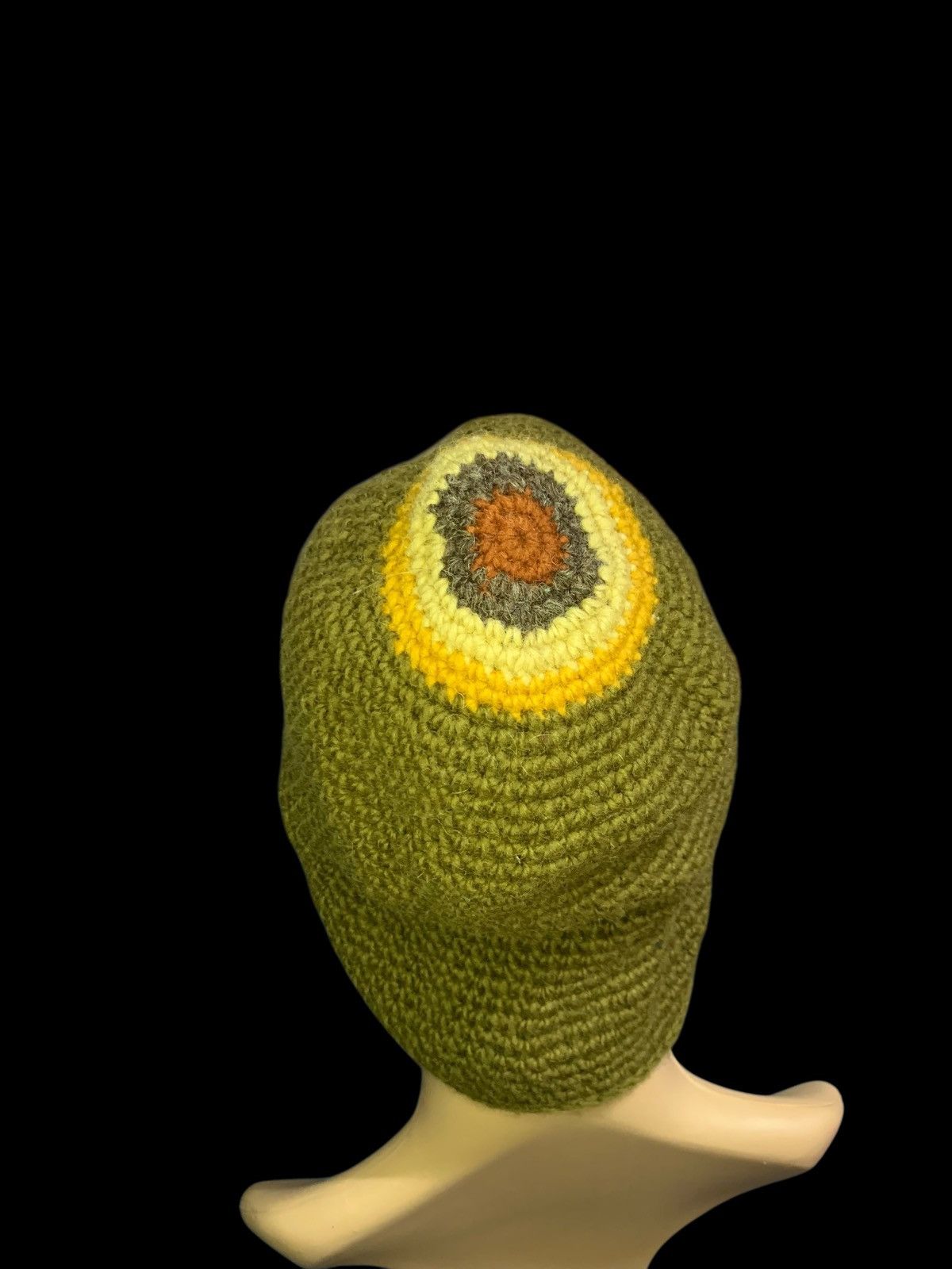 Issey Miyake × Japanese Brand × Vintage Crochet Knitting Big Beanie Hats Rare Design Japanese Style Size ONE SIZE - 6 Thumbnail
