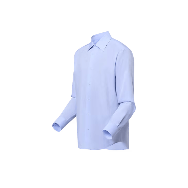 Louis Vuitton Long-Sleeved Cotton Shirt - 40 XL Size 40L - 3 Thumbnail