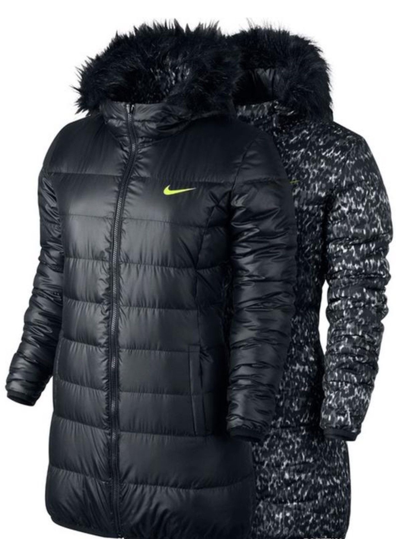 Japanese Brand double-sided down jacket nike Size S / US 4 / IT 40 - 1 Thumbnail
