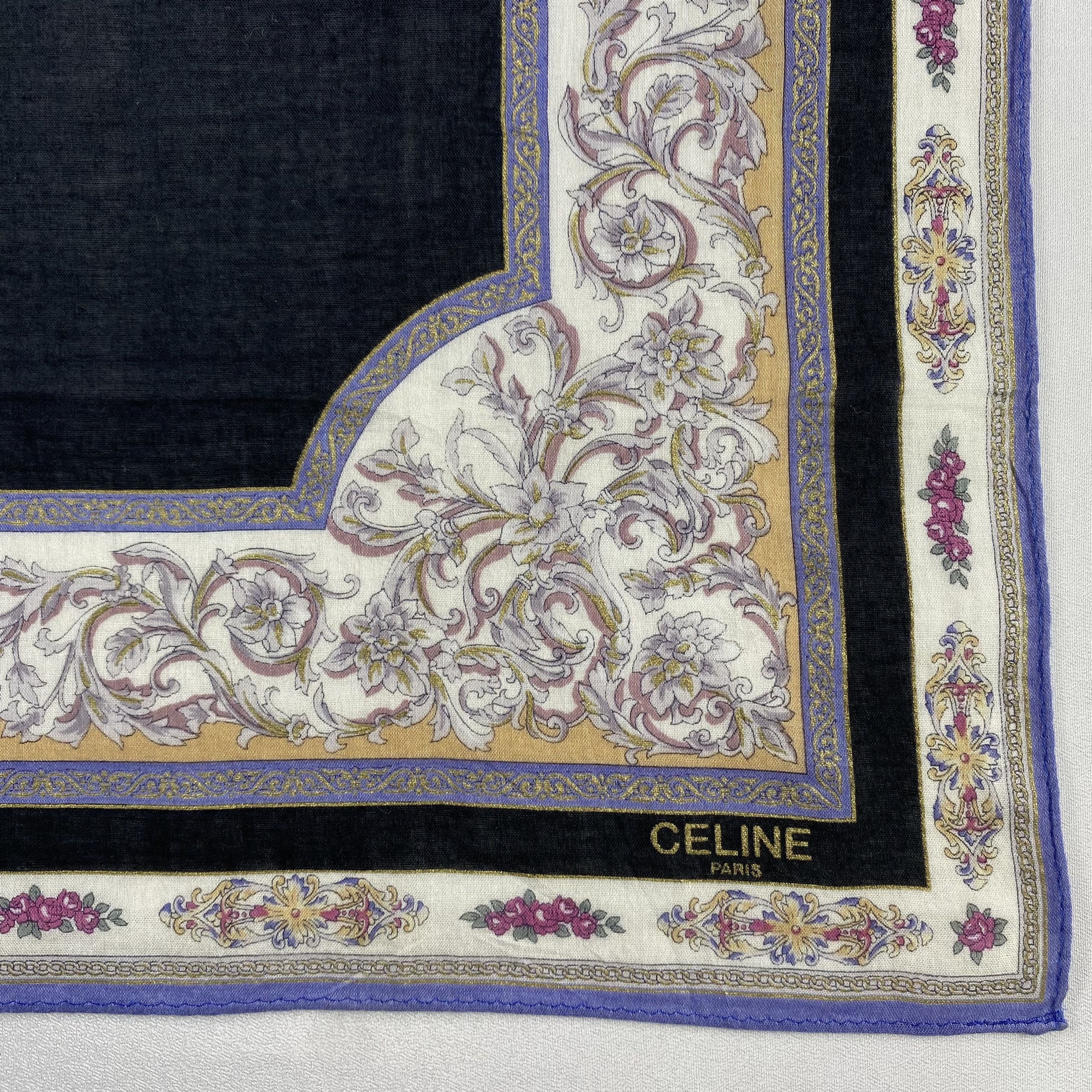 Celine × Vintage Celine Neckerchief / Bandana / Handkerchief-P917 Size ONE SIZE - 3 Thumbnail