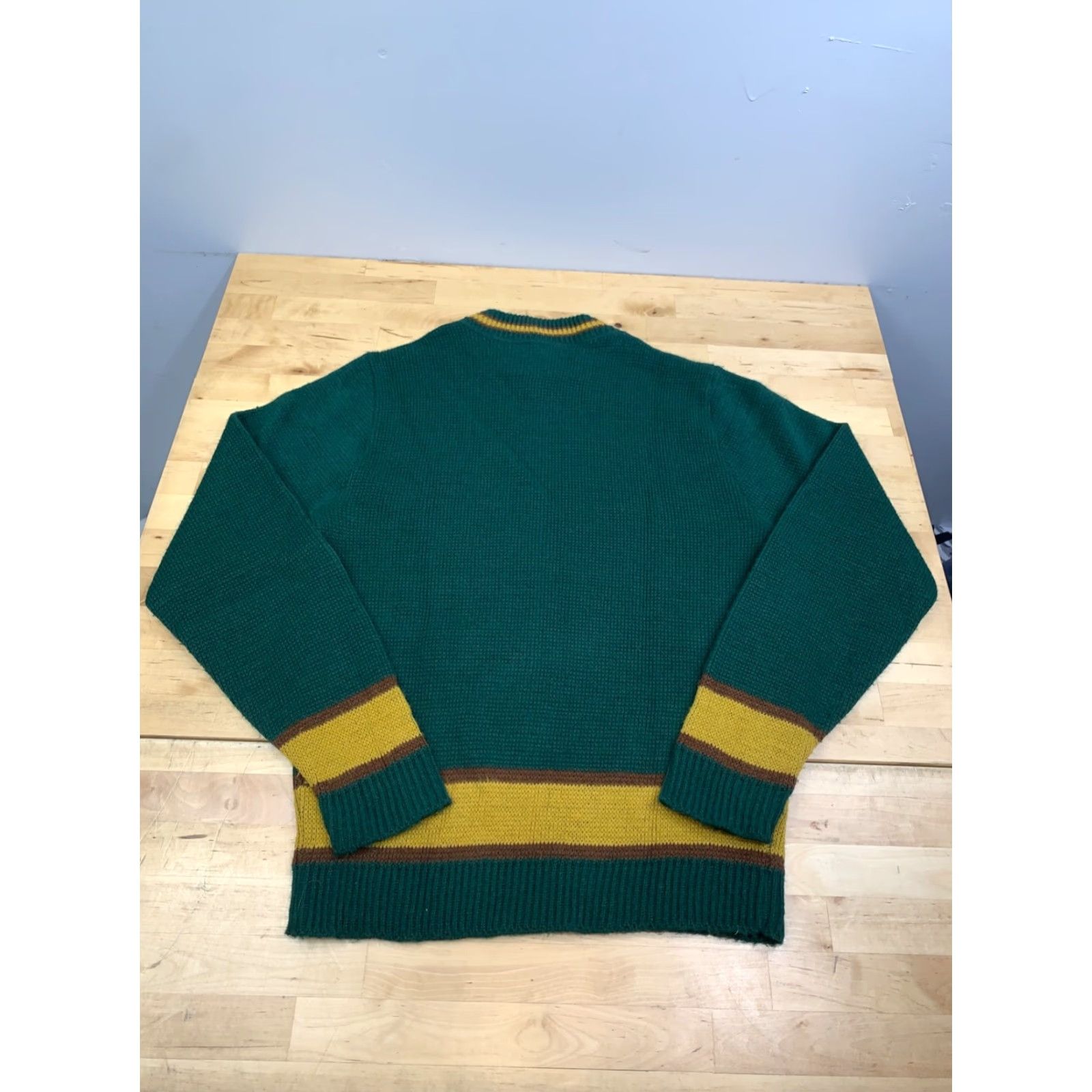 Vintage Vintage Kandahar Deluxe Sweater Mens S Green Stretch Casual Pullover 12569 Size US S / EU 44-46 / 1 - 6 Thumbnail
