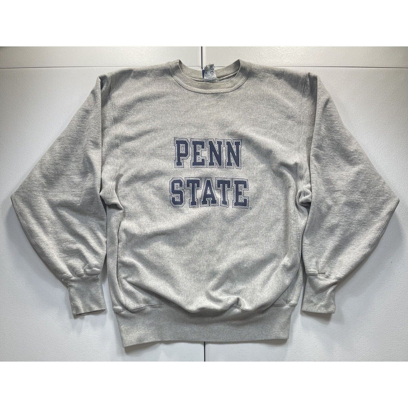 Champion Vintage Champion Penn State Reverse Weave Men’s XL Gray 90s Size US XL / EU 56 / 4 - 1 Thumbnail