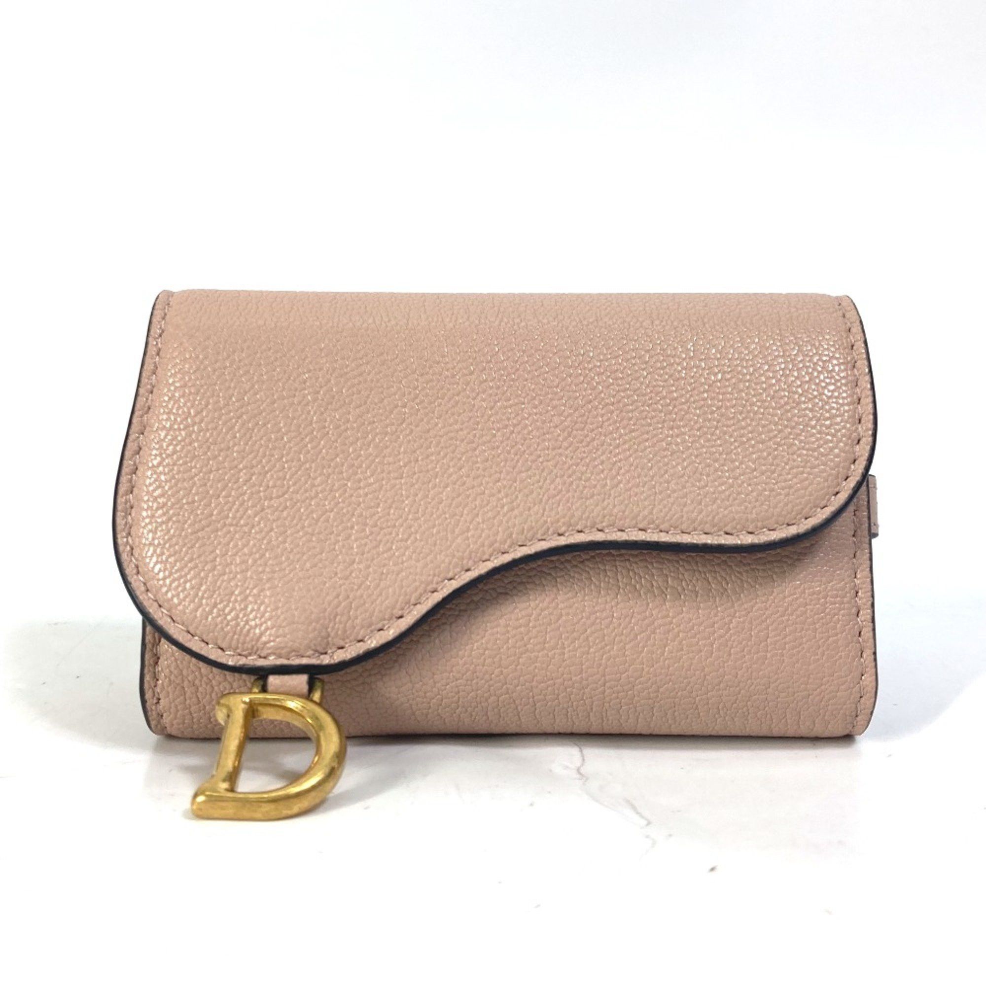 Dior CHRISTIAN DIOR S5695CCEH saddle key key ring Key Case pink Gold Size ONE SIZE - 1 Thumbnail