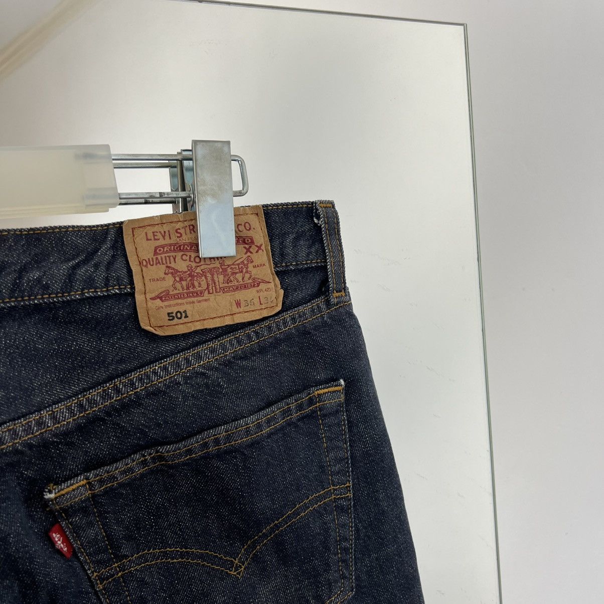 Levi's Vintage 501 Levis Baggy Fit Denim Jeans Streetwear Style Size US 36 / EU 52 - 4 Thumbnail