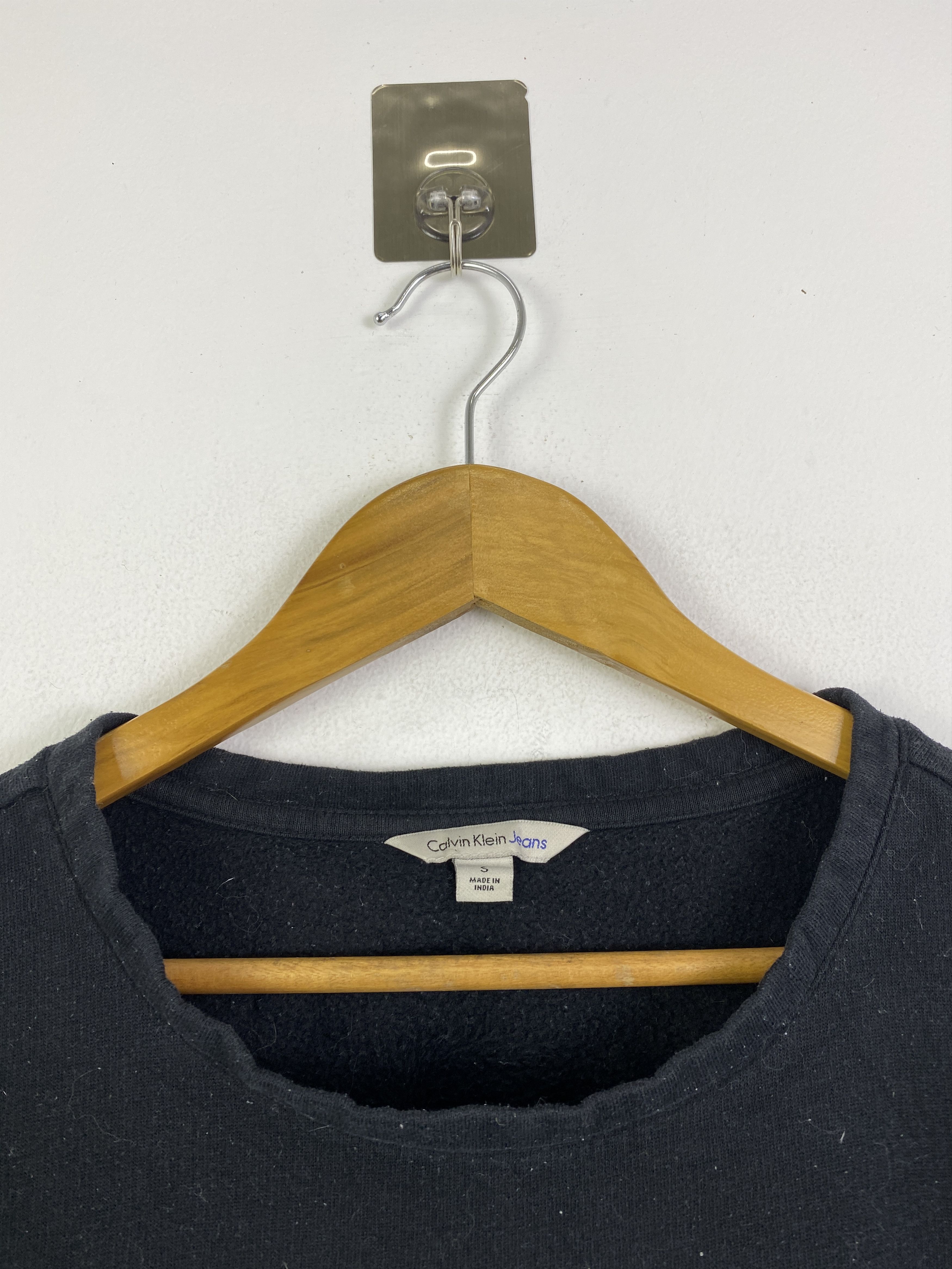 Calvin Klein Vintage Calvin Klein Jeans Wording Sweatshirt SH0323 Size US S / EU 44-46 / 1 - 9 Thumbnail