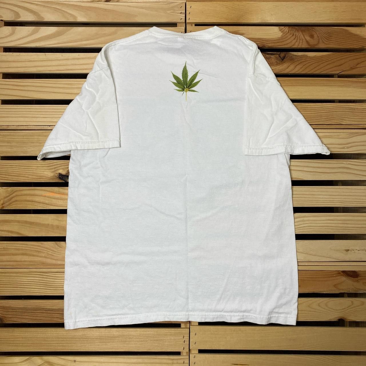 Delta "A Friend with Weed..." White Naughty Weed Tee Size Large Size US L / EU 52-54 / 3 - 2 Thumbnail