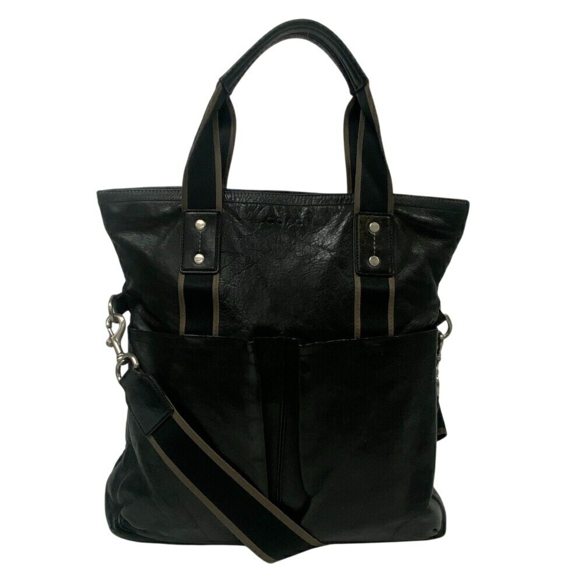 Coach COACH F70558 Shoulder Heritage Web Tote Bag Brown Men's Size ONE SIZE - 1 Thumbnail