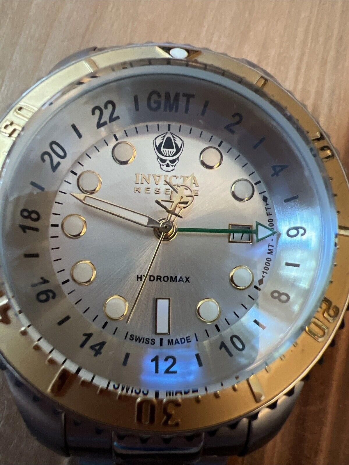 Invicta Invicta Reserve Hydromax 52mm Swiss Watch New Battery Size ONE SIZE - 3 Thumbnail