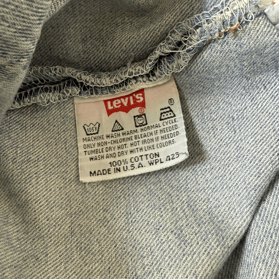 Levi's Light Wash Levi's 501 Made in USA 31x32.5 Size US 31 - 6 Thumbnail