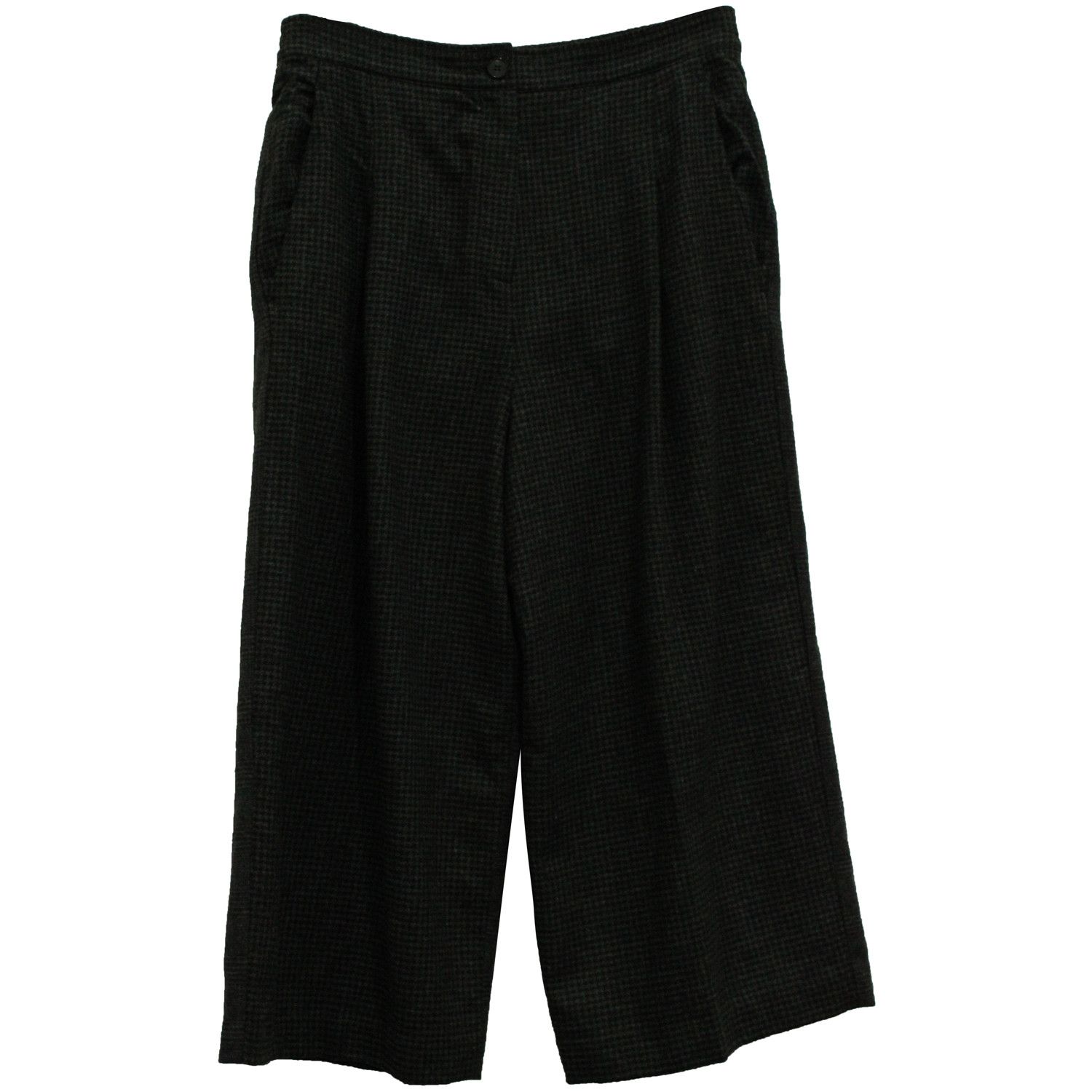 McQ Alexander McQueen McQ by Alexander McQueen Culottes in Grey Wool Size 26" / US 2 / IT 38 - 1 Thumbnail