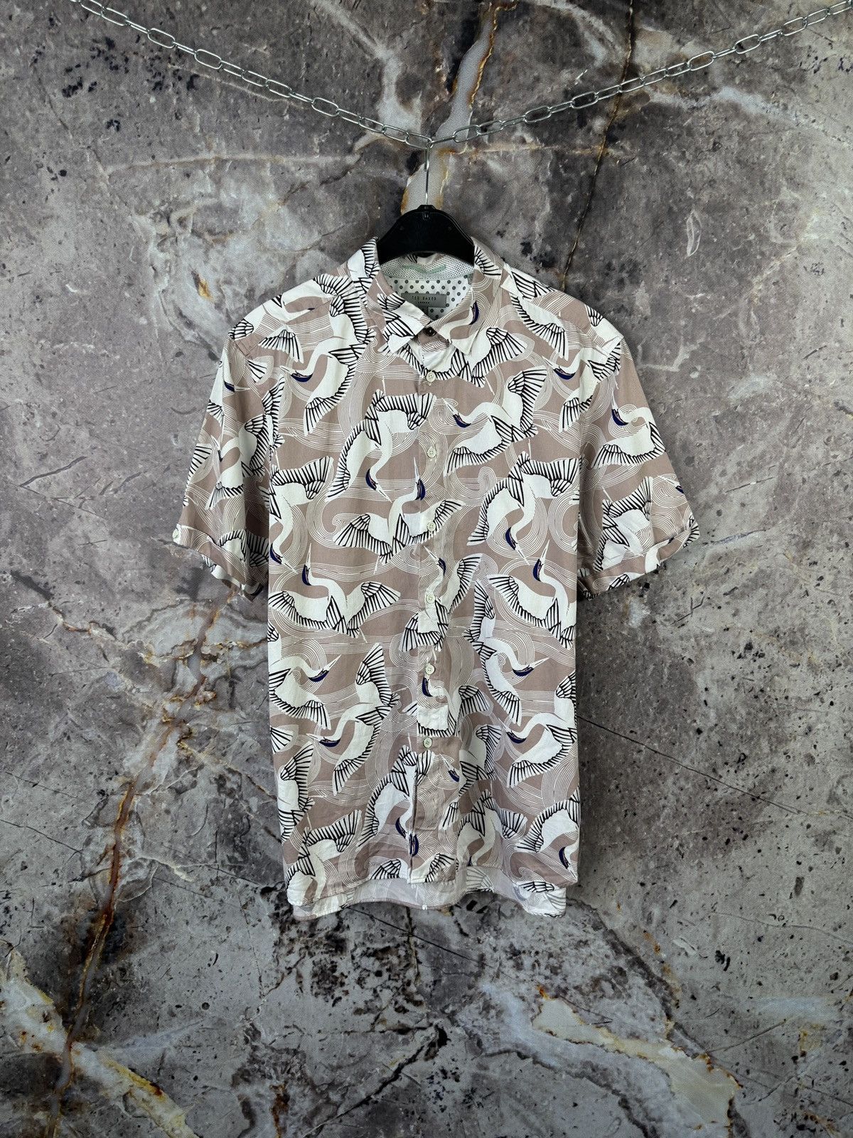 Other Men’s Ted Baker Shirt Button Up Streetwear Hawaii Size 6 Size US M / EU 48-50 / 2 - 1 Thumbnail