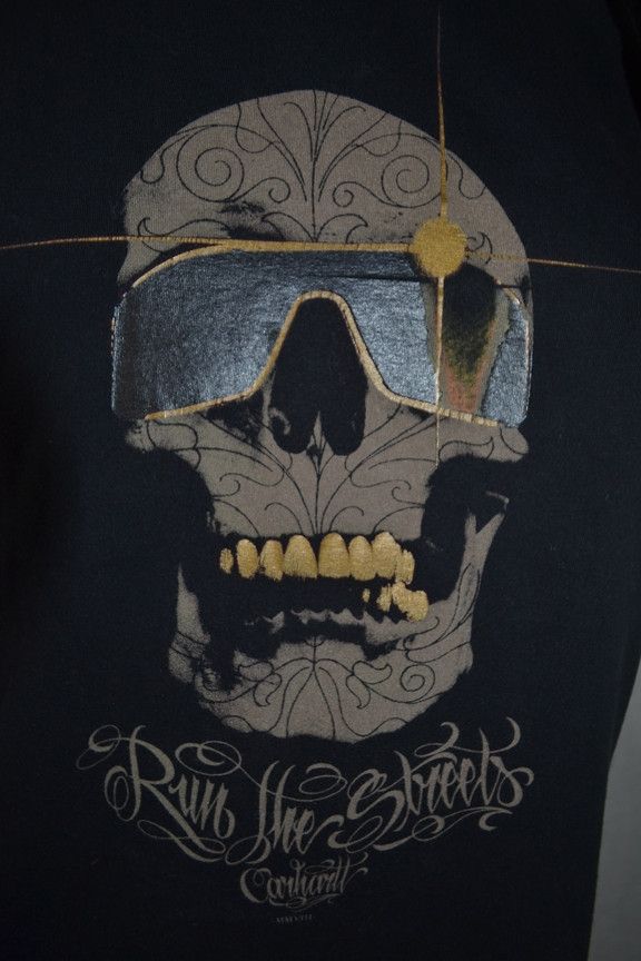 Carhartt × Vintage Vintage Carhartt Big Logo Skull Tough tee 90’s L Size US M / EU 48-50 / 2 - 5 Thumbnail