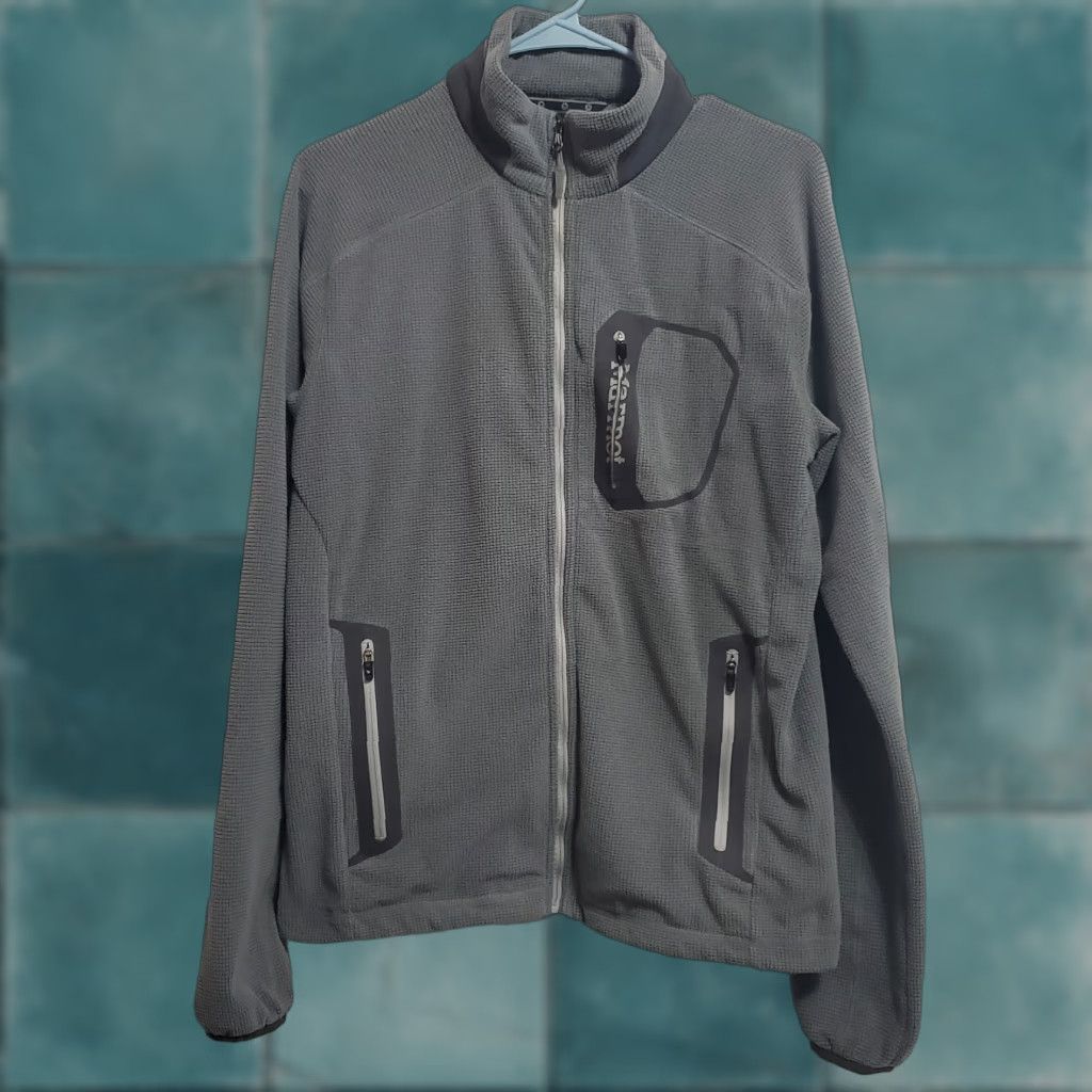 Marmot Marmot Jacket Men S Gray Lightweight Full Zip Mock Neck Sweatshirt Outdoor FLAW Size US S / EU 44-46 / 1 - 1 Thumbnail