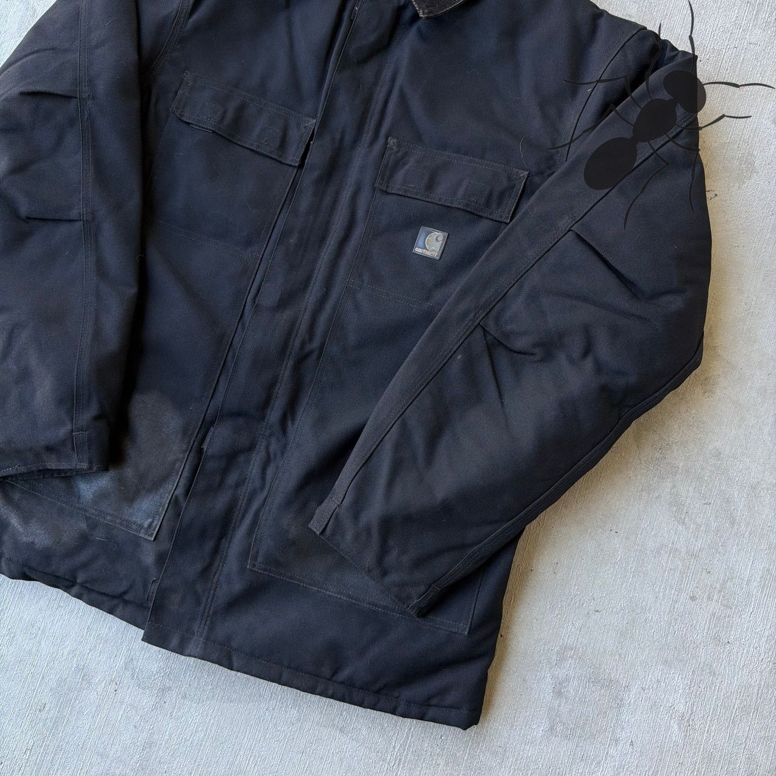 Carhartt × Vintage Carhartt C55 black arctic work wear jacket Size US L / EU 52-54 / 3 - 4 Thumbnail