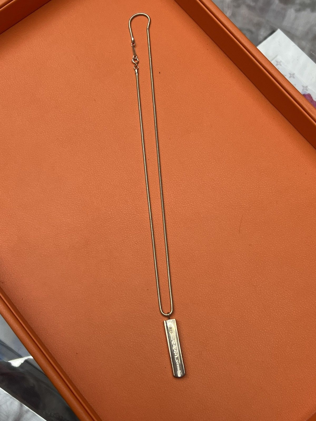 Tiffany & Co. Tiffany & Co. Sterling Silver Bar Pendant Size ONE SIZE - 2 Thumbnail