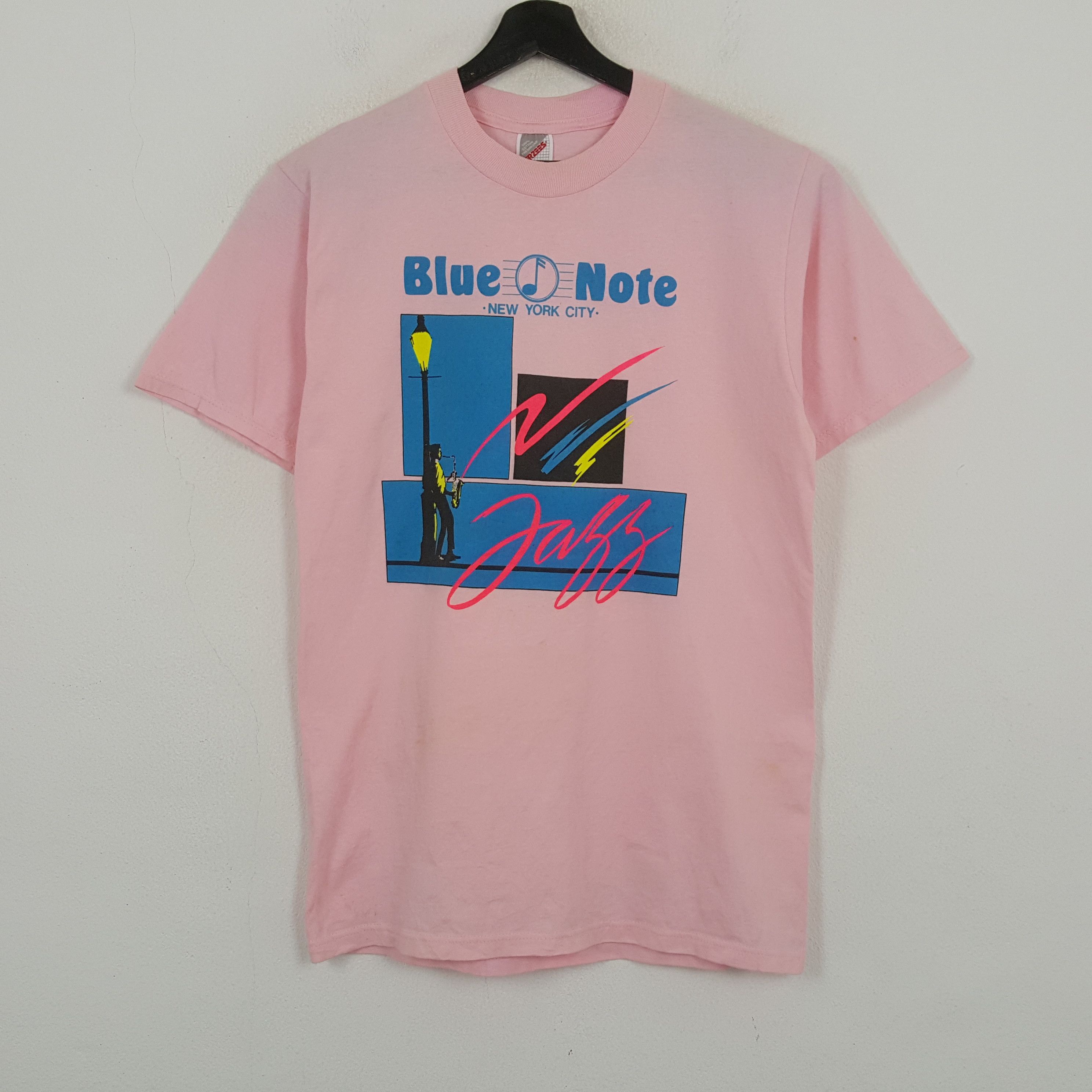 Jerzees Blue Note New York City Vintage Tshirt RR14 Size US M / EU 48-50 / 2 - 1 Thumbnail