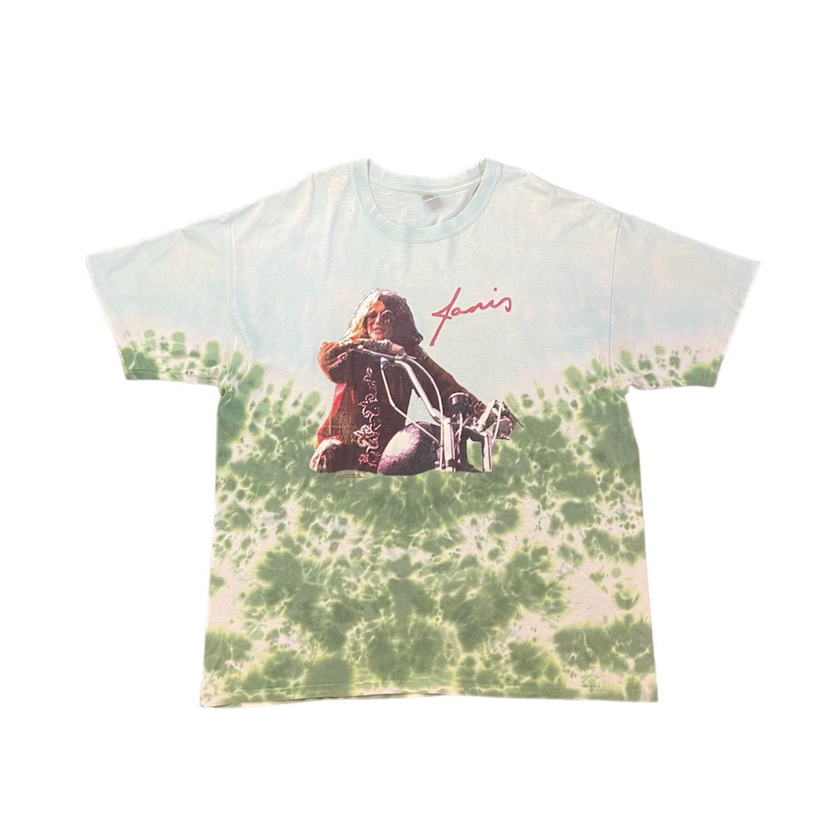 Band Tees × Vintage Vintage 2002 Janis Joplin Tie Dye Sun Dog Shirt Size US XL / EU 56 / 4 - 1 Thumbnail