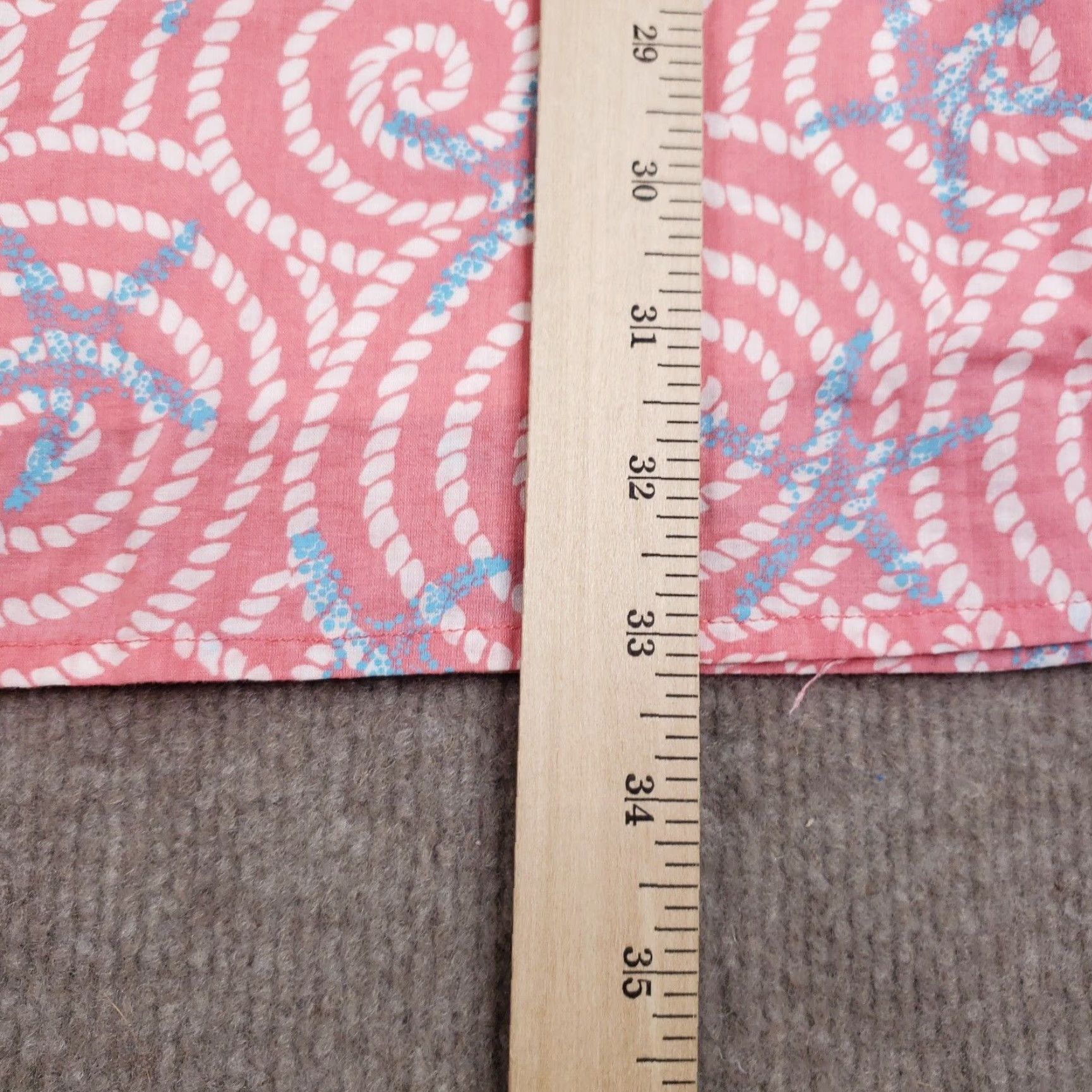 Vineyard Vines Vineyard Vines Shift Dress Womens 0 Pink Geometric Knit Lined 3/4 Sleeve V-Neck Knee Length Casual Dress Mens Womens Size XS / US 0-2 / IT 36-38 - 5 Thumbnail