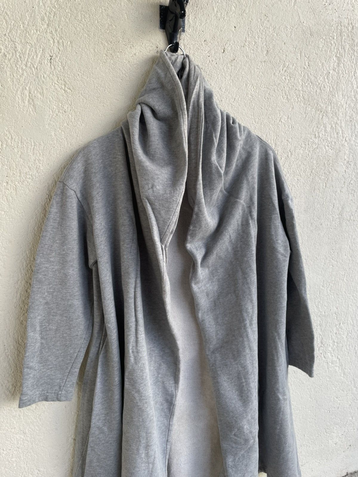 Issey Miyake 00s Archive Issey Net Net Gray Draped Waterfall Hysteric Y’s Size XL / US 12-14 / IT 48-50 - 4 Thumbnail