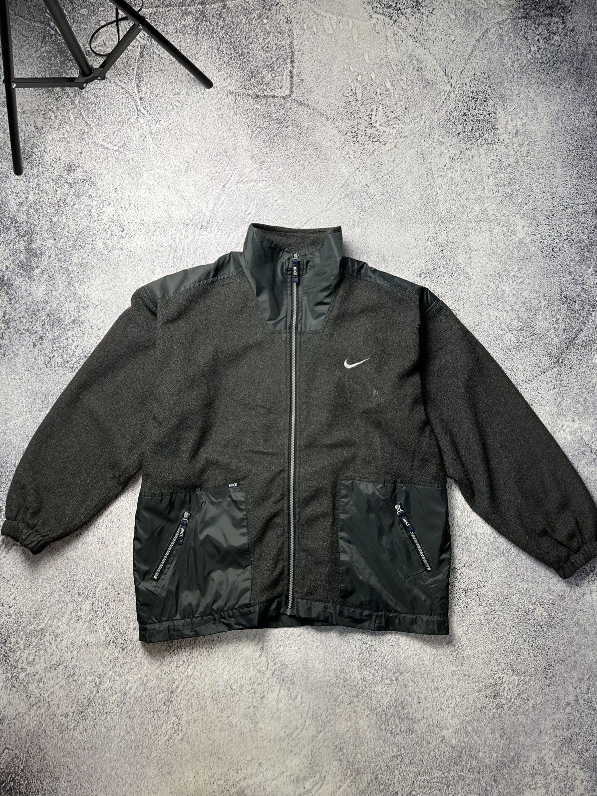 Nike Vintage Nike Zoom Fleece Jacket Baggy styles 90's Y2K Size US XXL / EU 58 / 5 - 1 Thumbnail