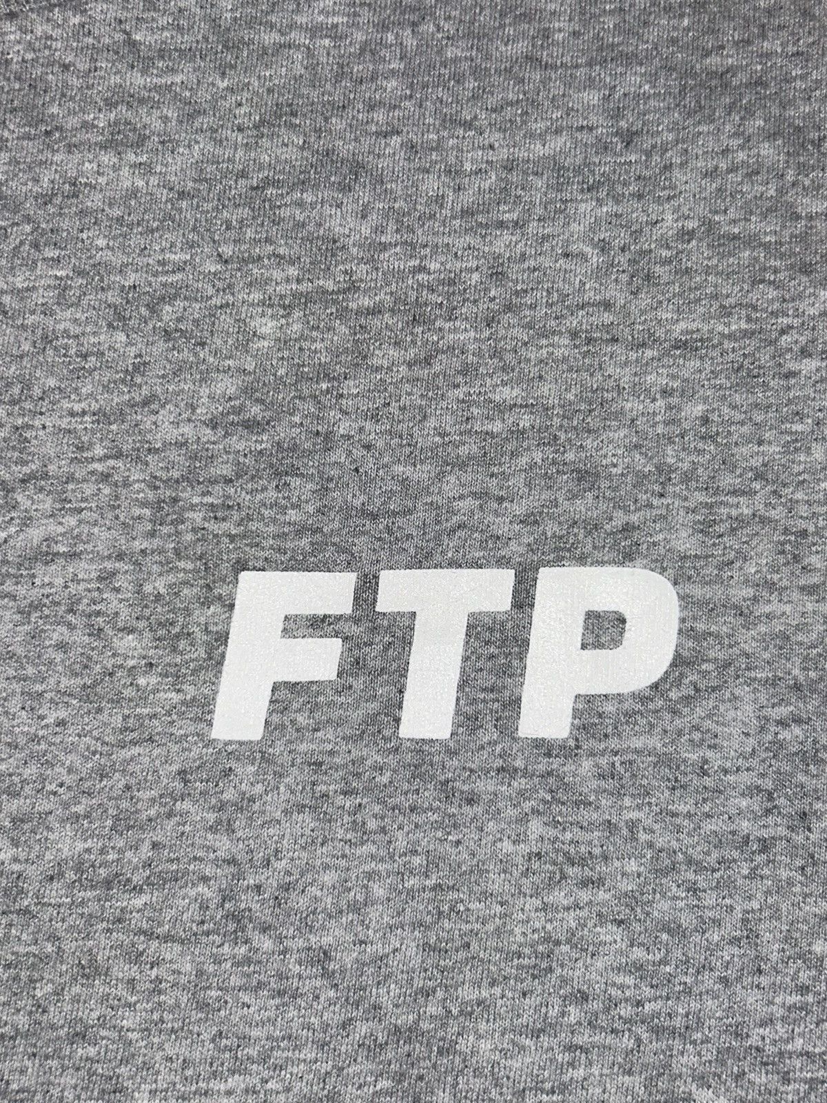 image of Fuck The Population Ftp Friends And Family OG Logo in Grey, Men's (Size Large)