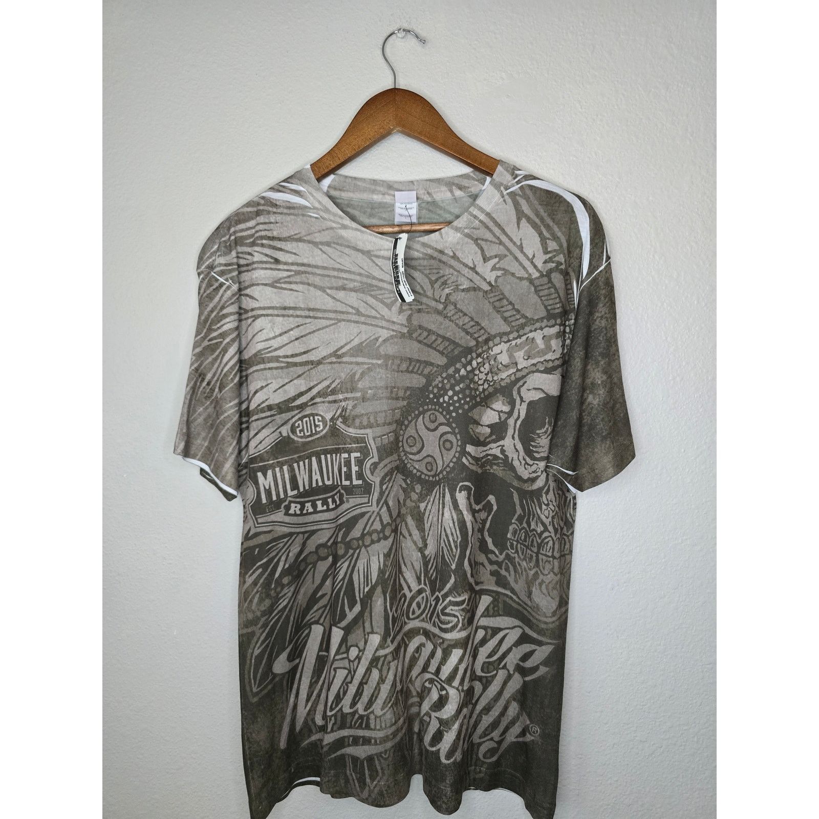 Other Milwaukee Rally Shirt Motorcycle Sublimation L Polyester Tee Size US L / EU 52-54 / 3 - 1 Thumbnail