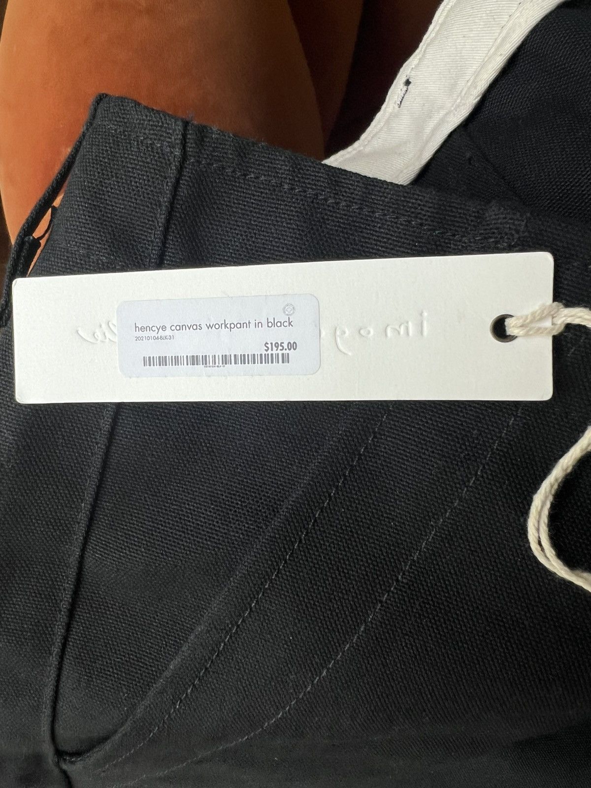 Imogene + Willie Hencye Canvas Pant in Black Size US 31 - 9 Thumbnail