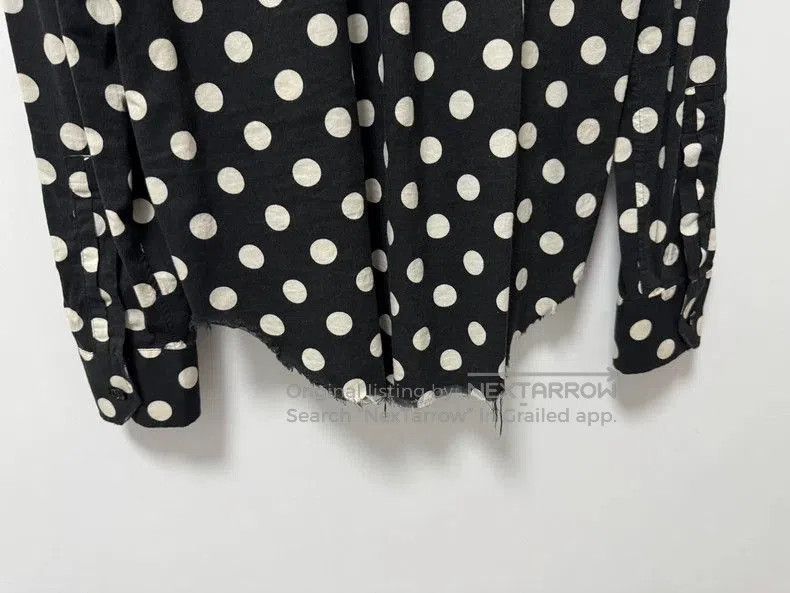 Saint Laurent Paris Saint Laurent Polka Dot Fringe Shirt. Size US M / EU 48-50 / 2 - 4 Thumbnail