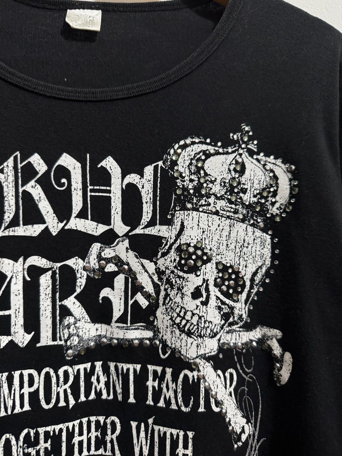 Hysteric Glamour Y2k Corn flake ifsixwasnine skull long sleeve Size US M / EU 48-50 / 2 - 3 Thumbnail
