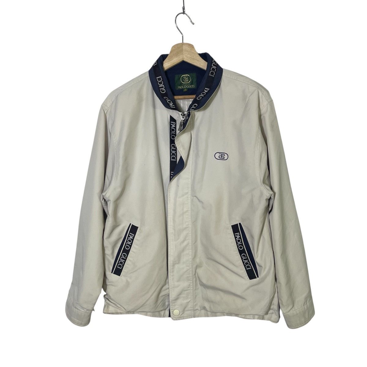 Paolo Gucci Rare! Vintage Paolo Gucci Tape Jacket Size US M / EU 48-50 / 2 - 1 Thumbnail