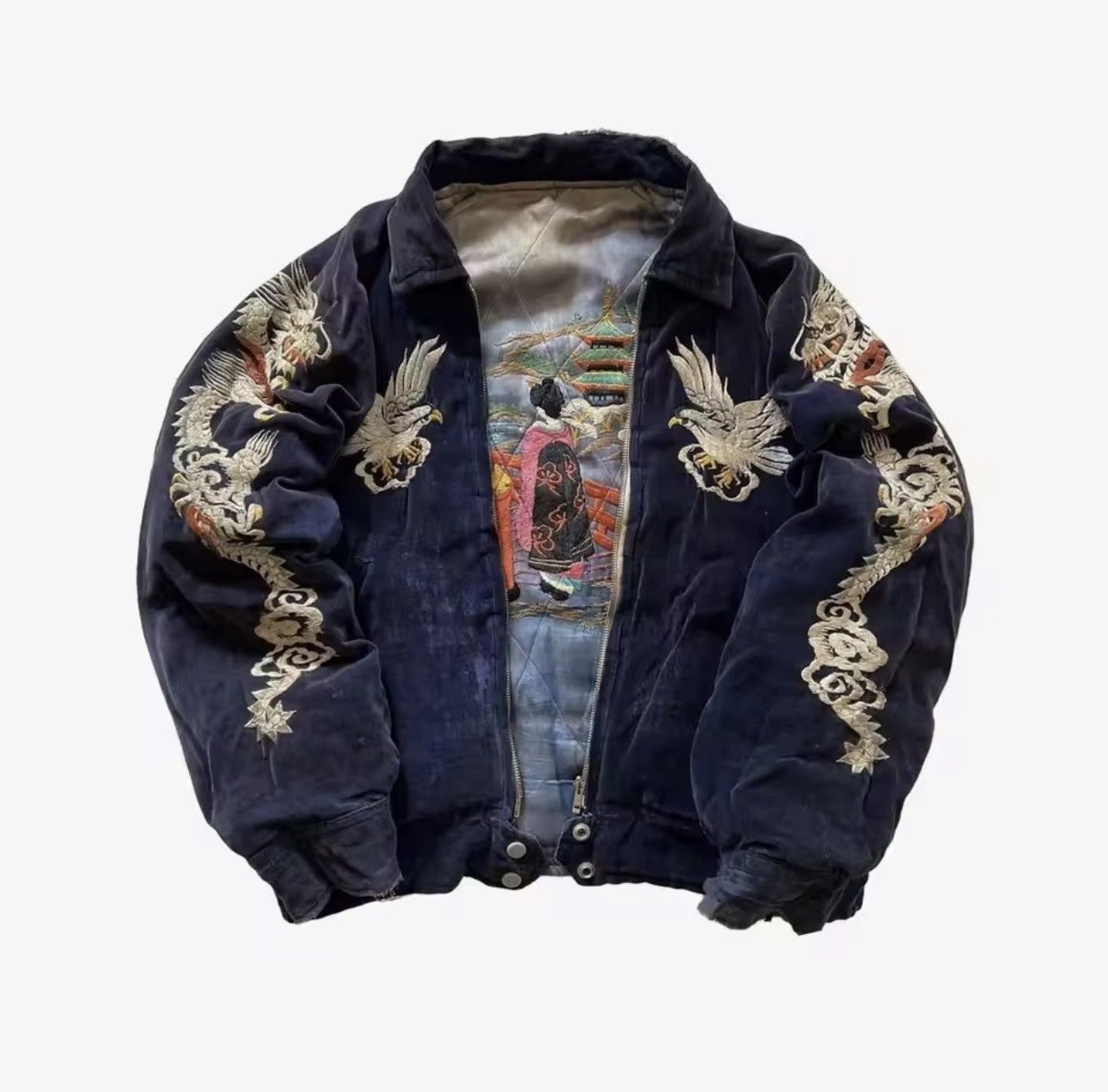 Other Japanese Dragon Bomber Jackets Size US XL / EU 56 / 4 - 1 Thumbnail