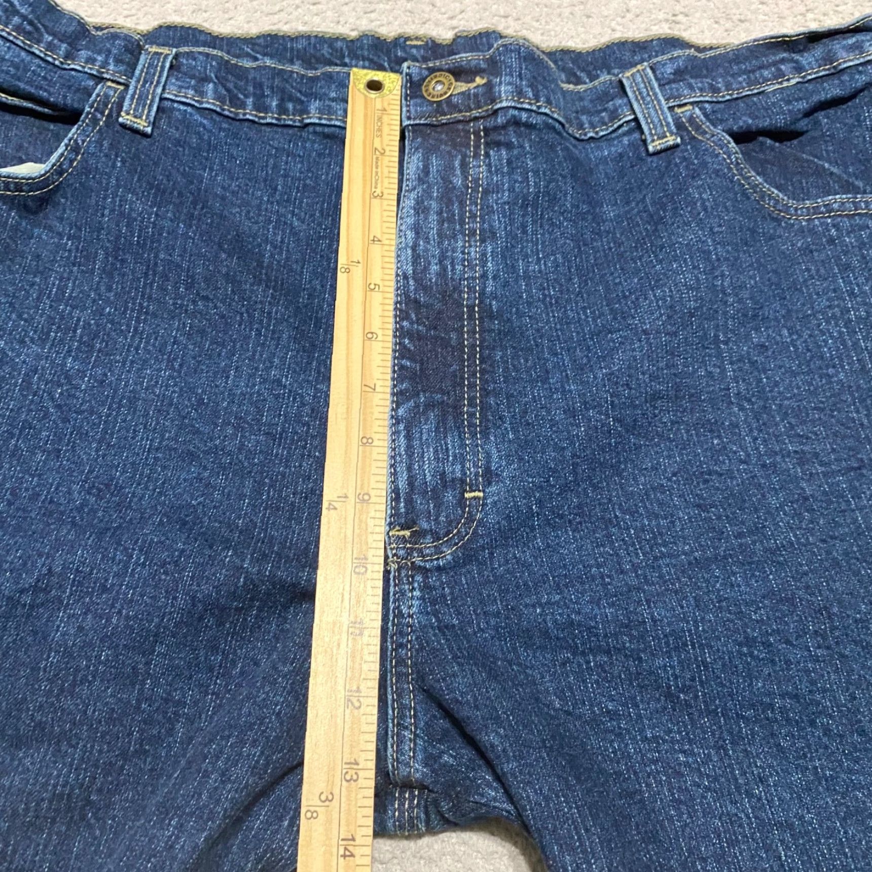 Dickies Dickies Jeans 40x30 Blue Denim Medium Wash Straight Relaxed Carpenter Work Mens Size US 40 / EU 56 - 7 Thumbnail