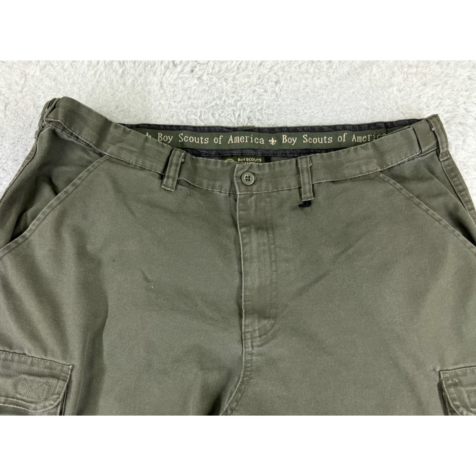 Vintage VINTAGE Boy Scouts of America Cargo Pants Adult Medium Green Military 38x24 Uniform Size US 38 / EU 54 - 4 Thumbnail