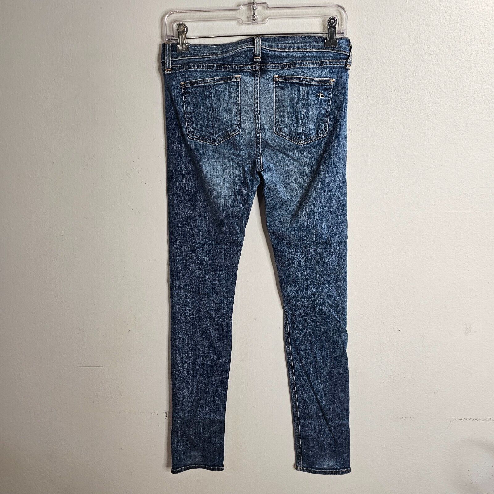 Rag & Bone Rag & Bone Brimfield Low Rise Skinny Jeans Intentional Fade Size 27" / US 4 / IT 40 - 2 Thumbnail