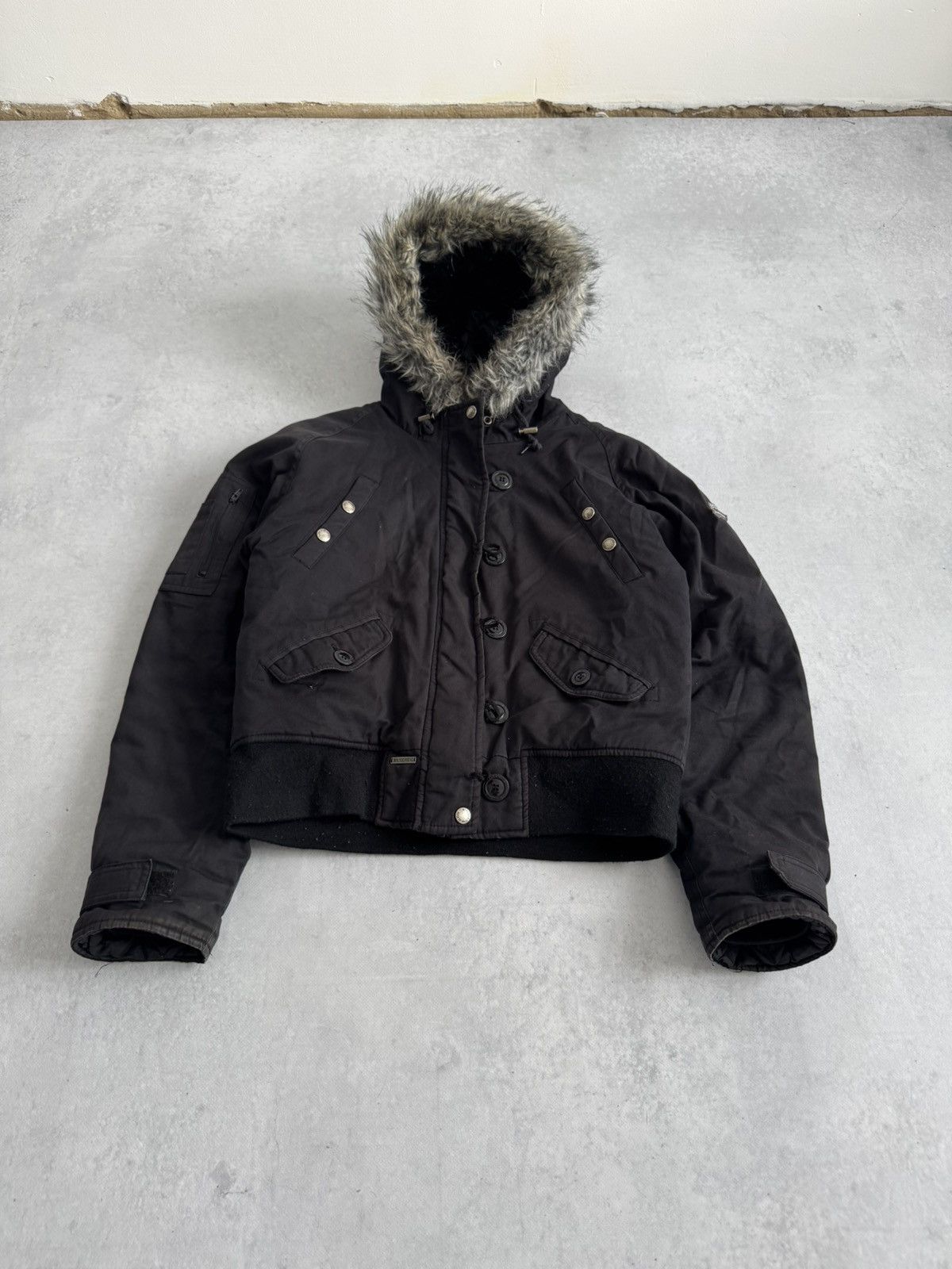Japanese Brand Vintage 90s Japan Style Faux Fur Y2k Jacket Size L / US 10 / IT 46 - 2 Thumbnail