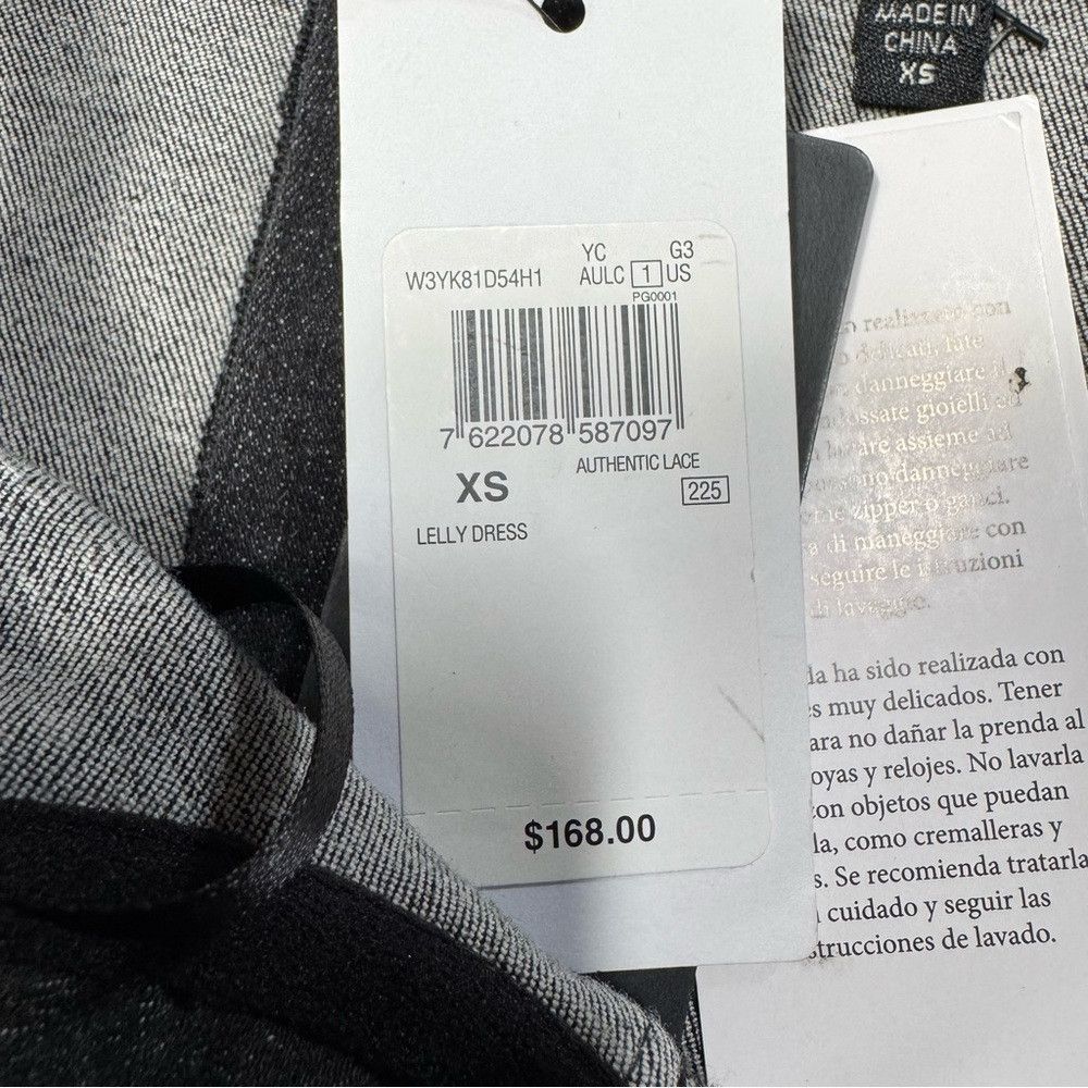 Guess NWT New $168 Guess Lelly Black Denim Mini Dress Size XS Size XS / US 0-2 / IT 36-38 - 8 Thumbnail