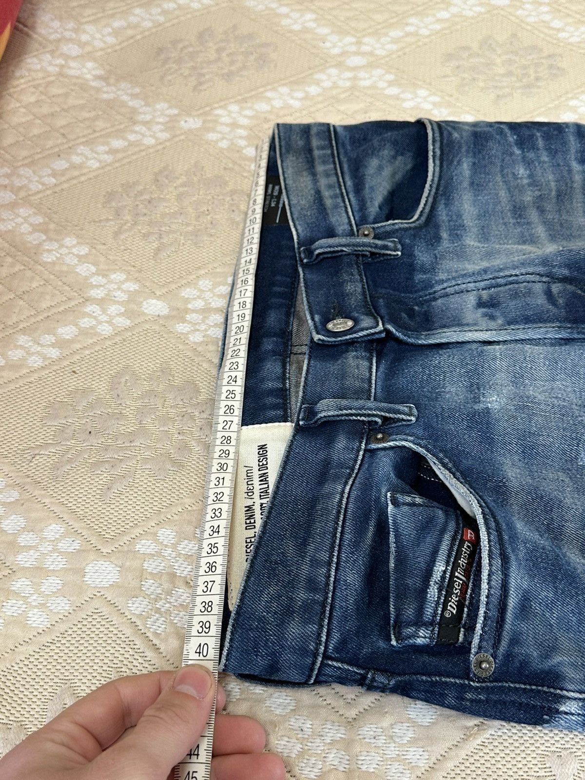 Diesel 🔥 Diesel Tepphar Vintage Denim Jeans Pants 29x34 Slim Skinny Size US 29 - 9 Thumbnail