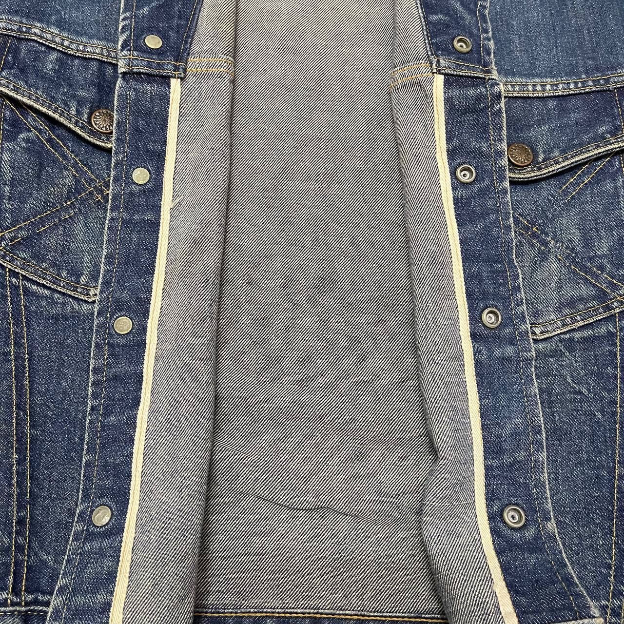 Vintage Vintage 60's Big Yank Selvedge Denim Jacket Trucker Size US M / EU 48-50 / 2 - 7 Thumbnail