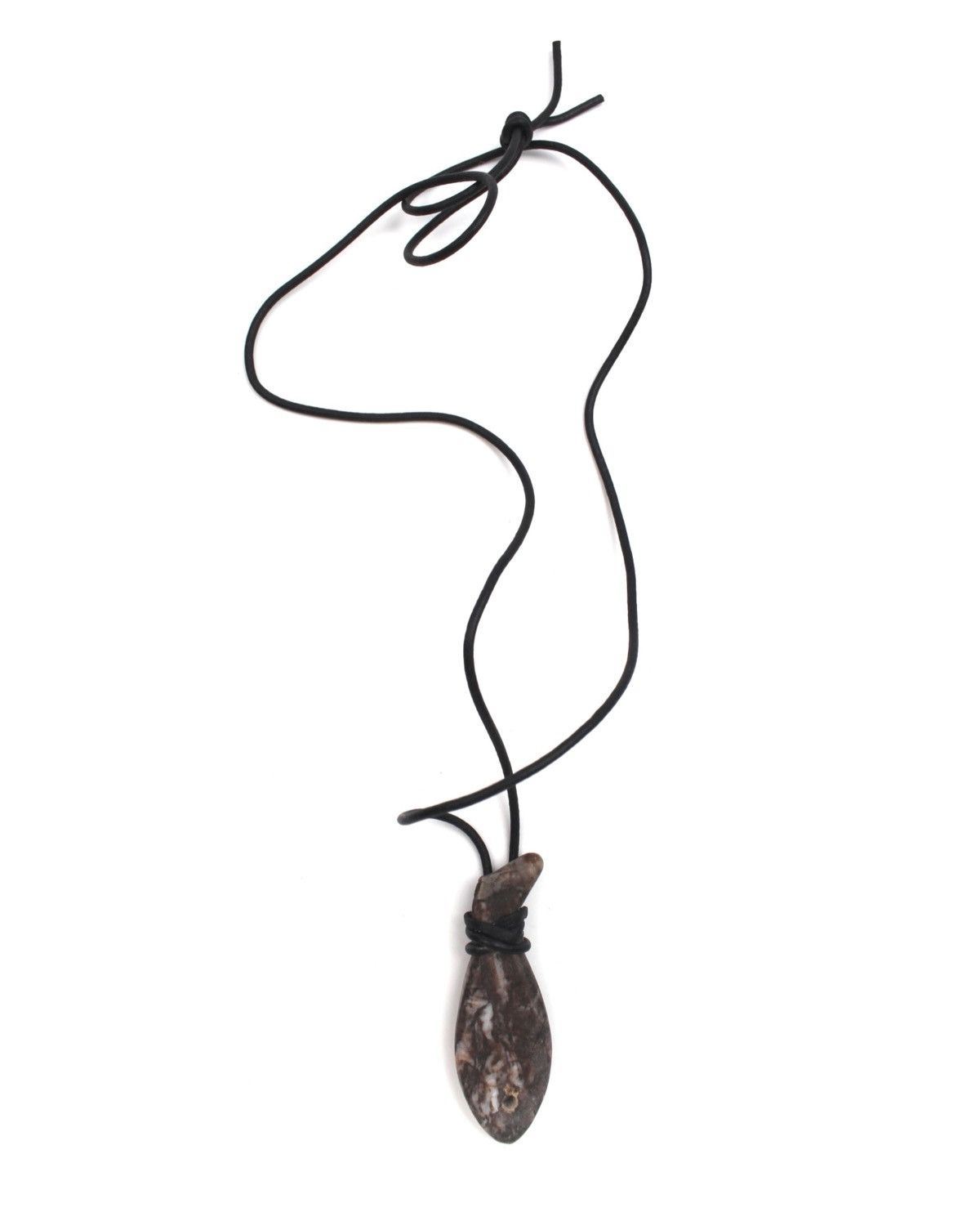Hysteric Glamour 2000S JAPANESE MADE RAW FISH STONE RUSTIC NECKLACE Size ONE SIZE - 1 Thumbnail