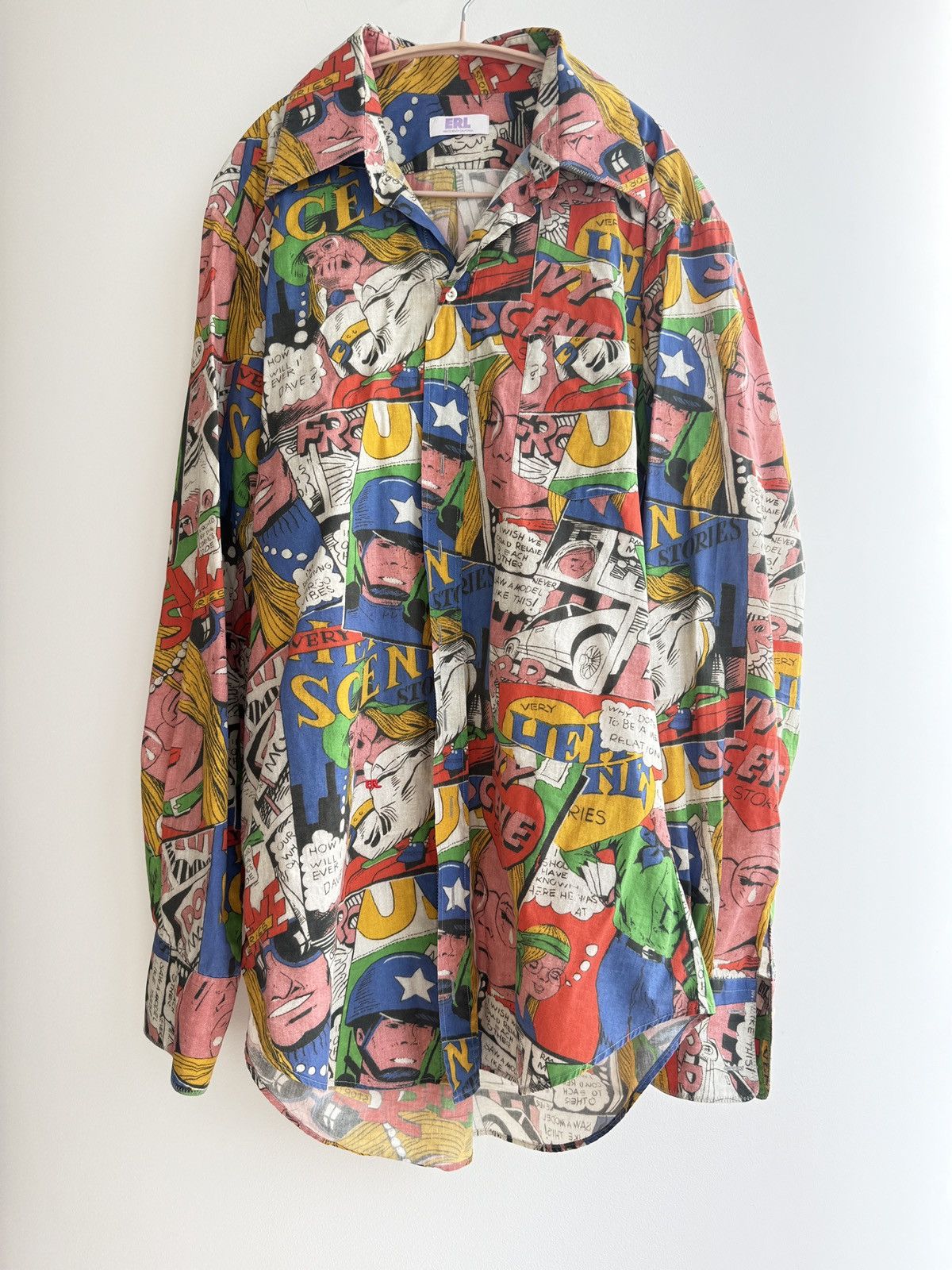 ERL ERL printed cotton shirt Size US XL / EU 56 / 4 - 1 Thumbnail