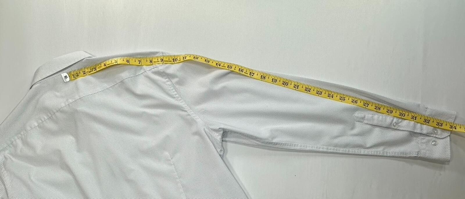 H&M H&M Easy Iron Slim Fit Pinpoint Button-Up White Mens M Size US M / EU 48-50 / 2 - 4 Thumbnail