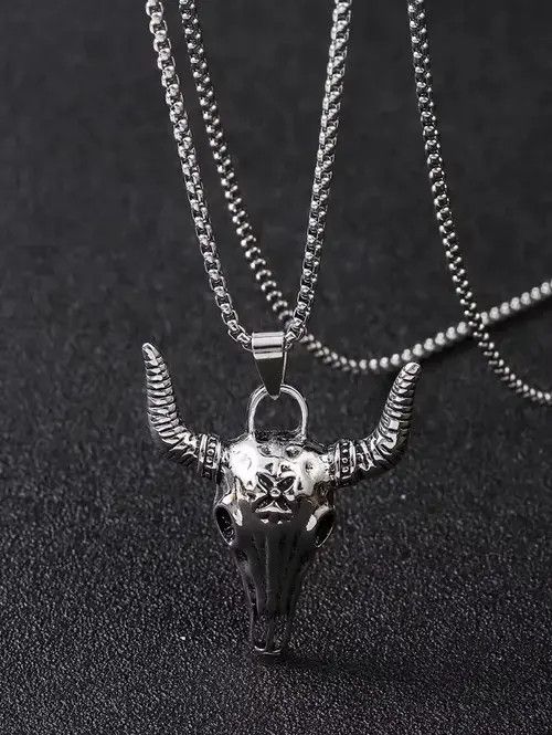 VIBE Bull Head Charm Necklace Size ONE SIZE - 1 Thumbnail