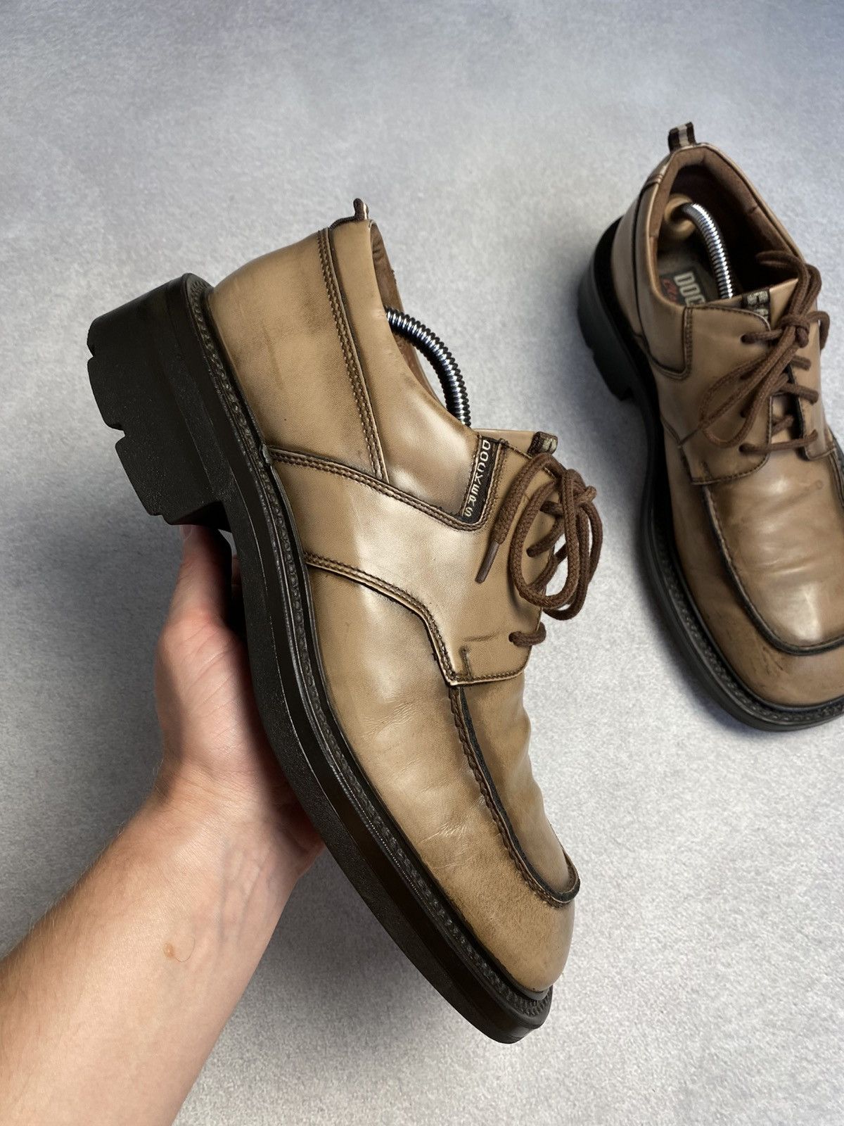 Dockers Dockers Vintage Chunky Leather Platform Boots avant garde Size US 10 / EU 43 - 5 Thumbnail