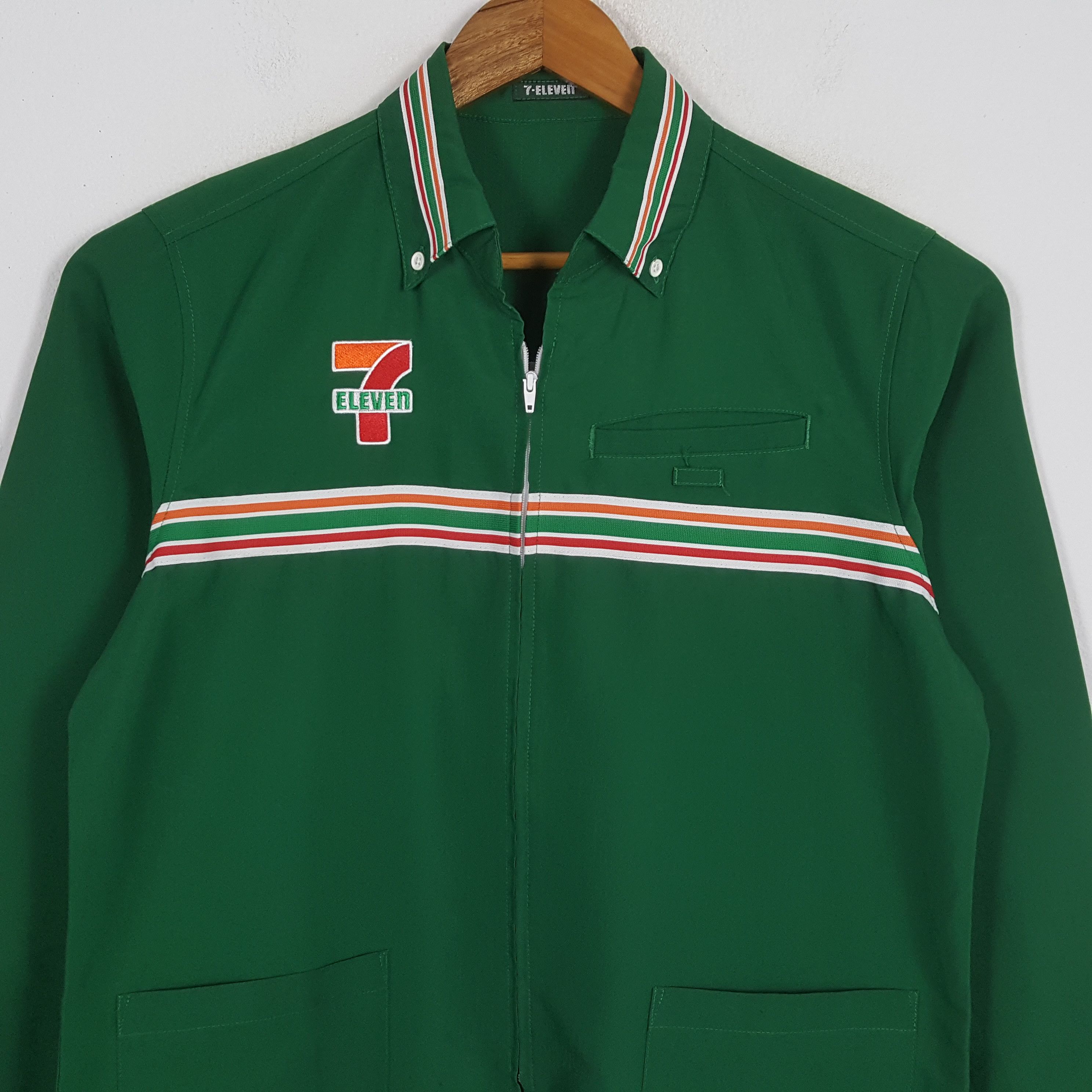 Japanese Brand × Vintage Vintage 7-ELEVEn Japanese Workers Uniform Jacket Size US M / EU 48-50 / 2 - 4 Thumbnail