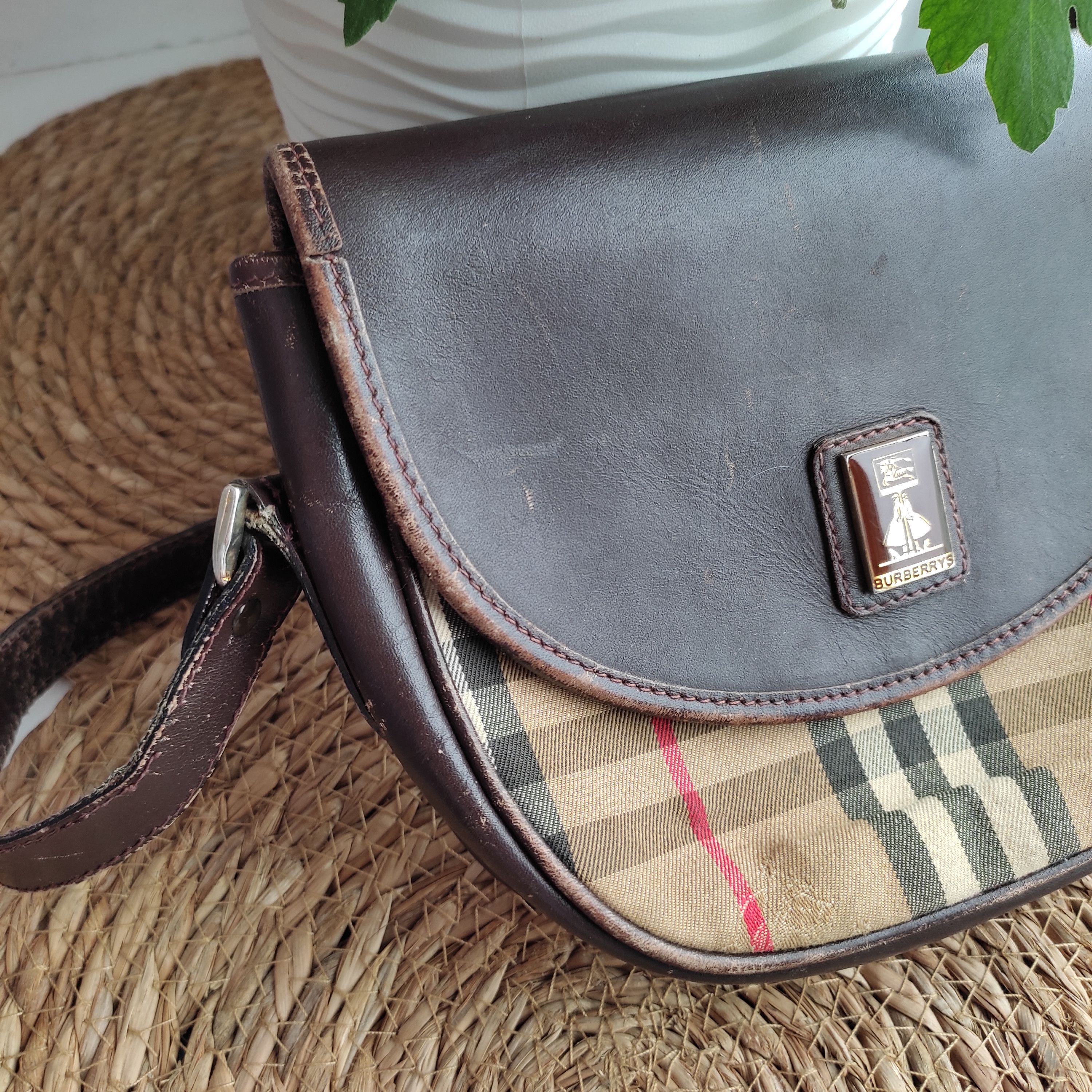 Burberry × Vintage Burberrys vintage crossbody bags nova check Size ONE SIZE - 5 Thumbnail