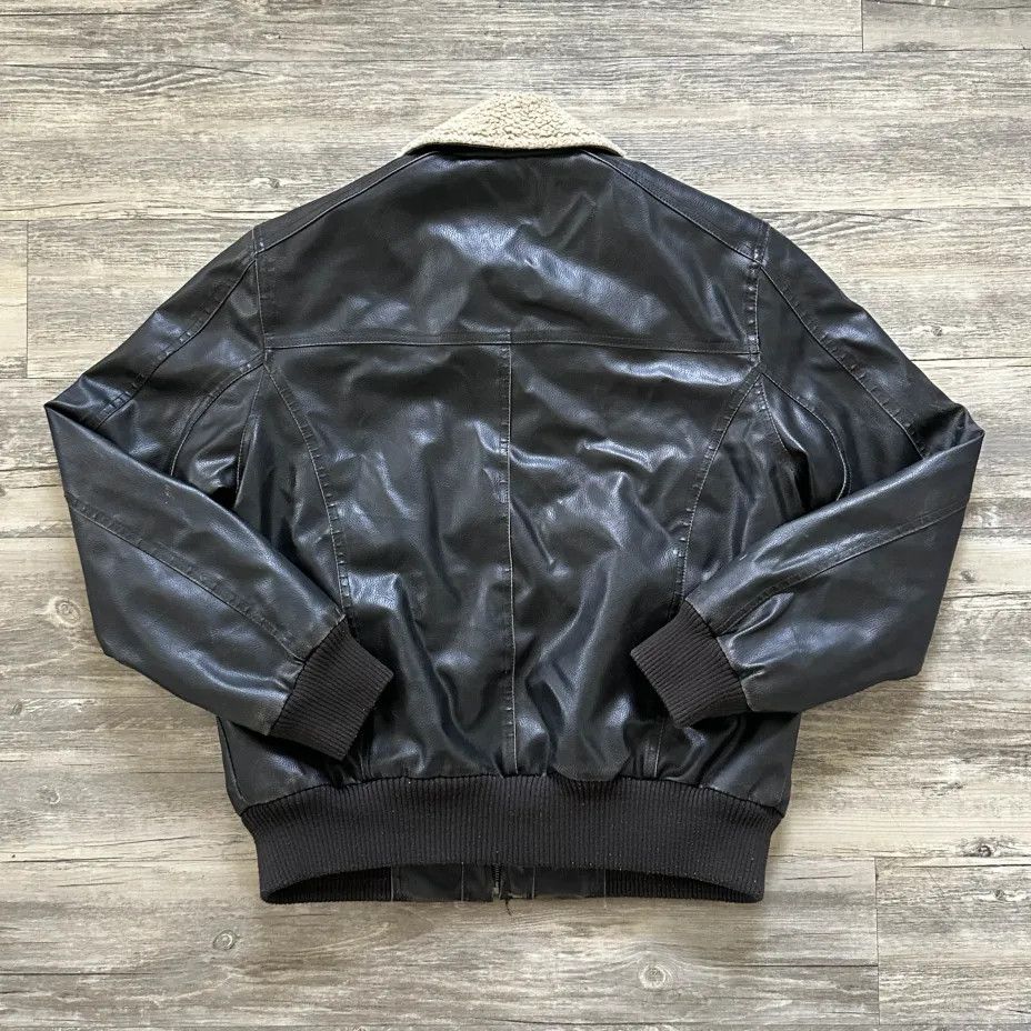 Levi's Vintage Levi's Flight Leather Bomber Sherpa Lined Size US L / EU 52-54 / 3 - 5 Thumbnail