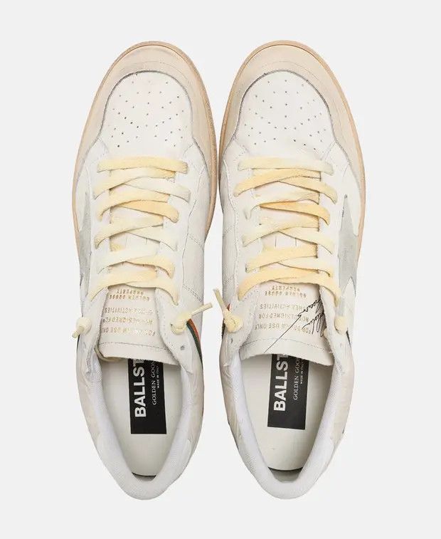 Golden Goose o1bcso1str0126 Ball Star Sneakers in White Size US 8 / EU 41 - 4 Thumbnail